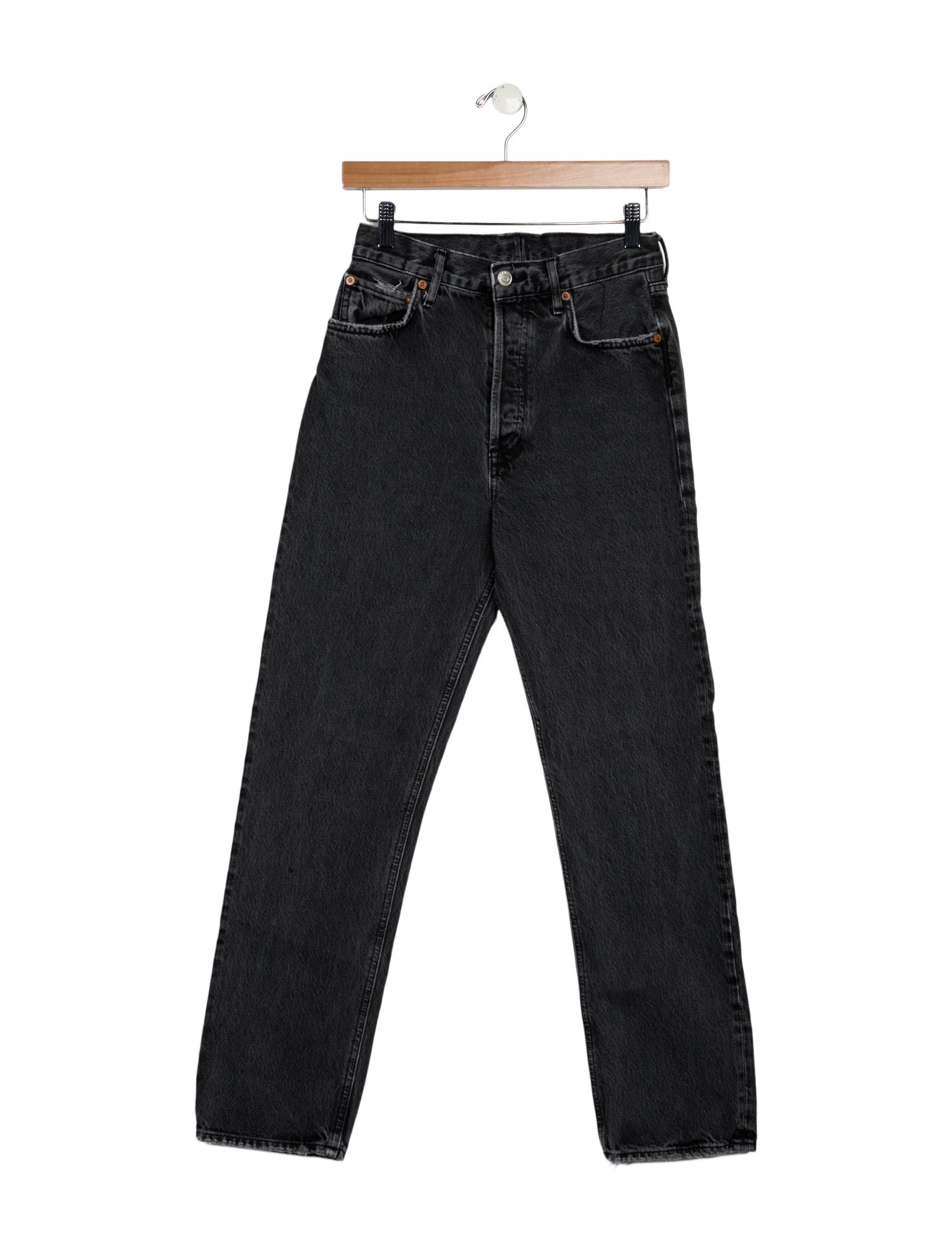 AGOLDE High-Rise Straight Leg Jeans