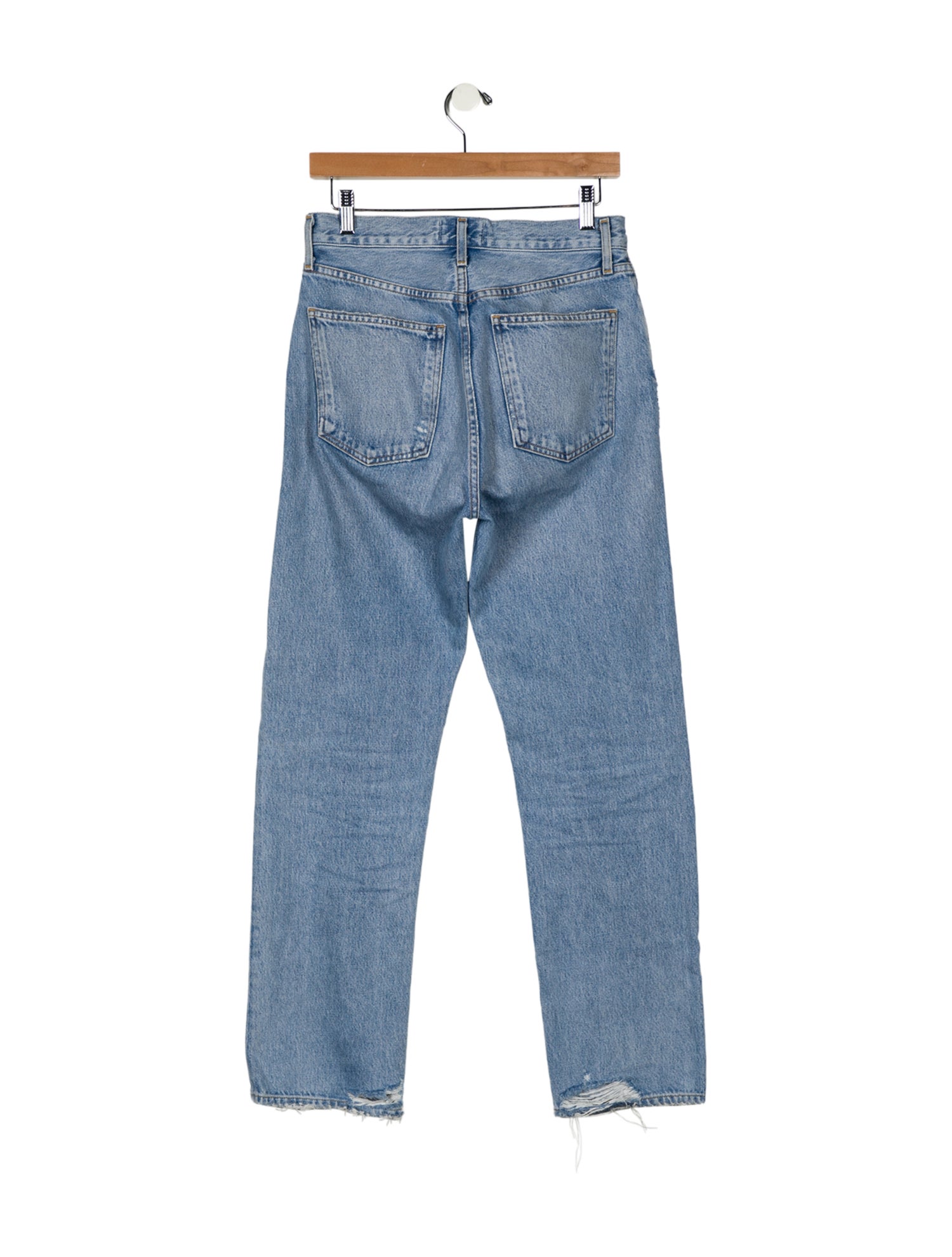 AGOLDE High-Rise Straight Leg Jeans