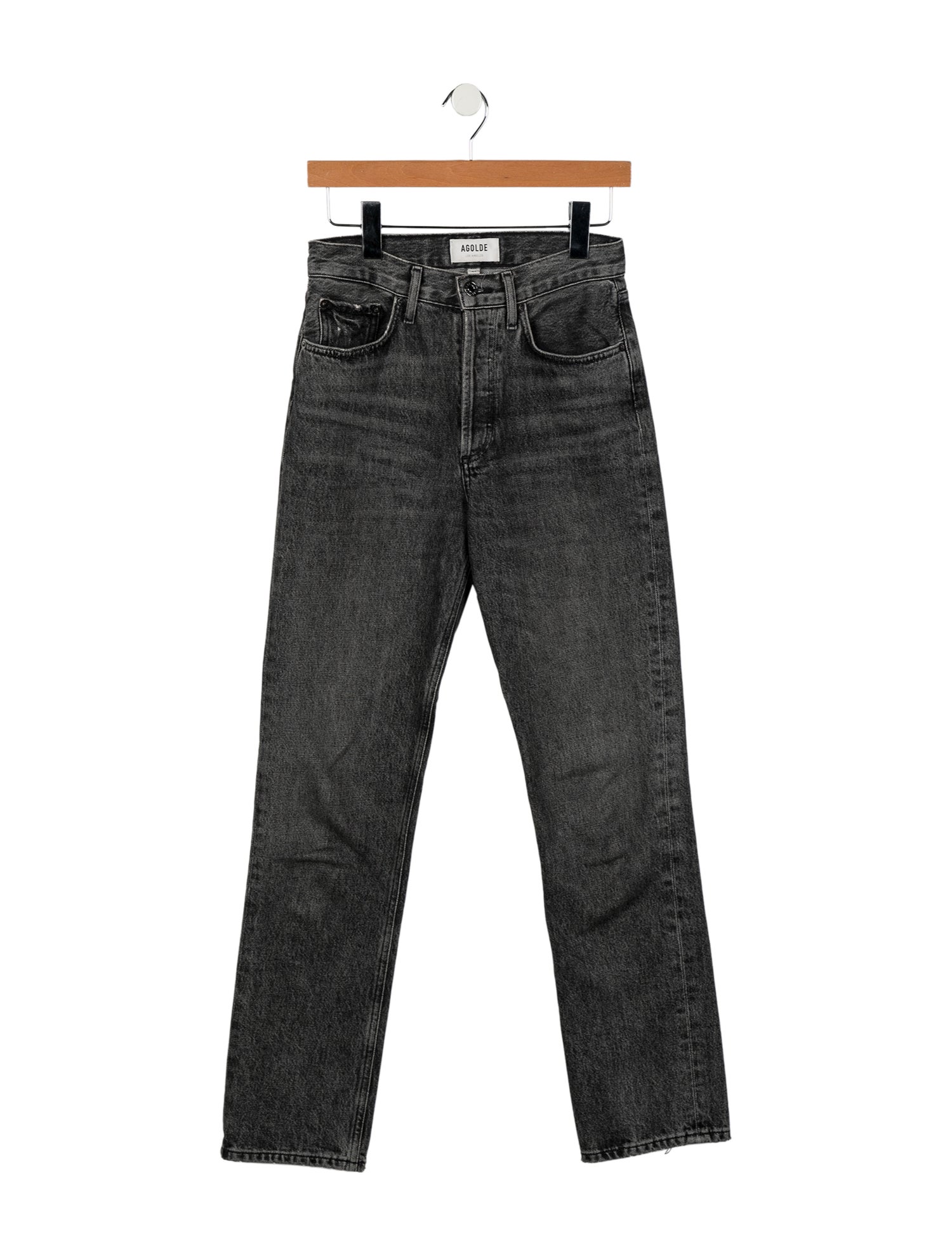 AGOLDE Mid-Rise Straight Leg Jeans