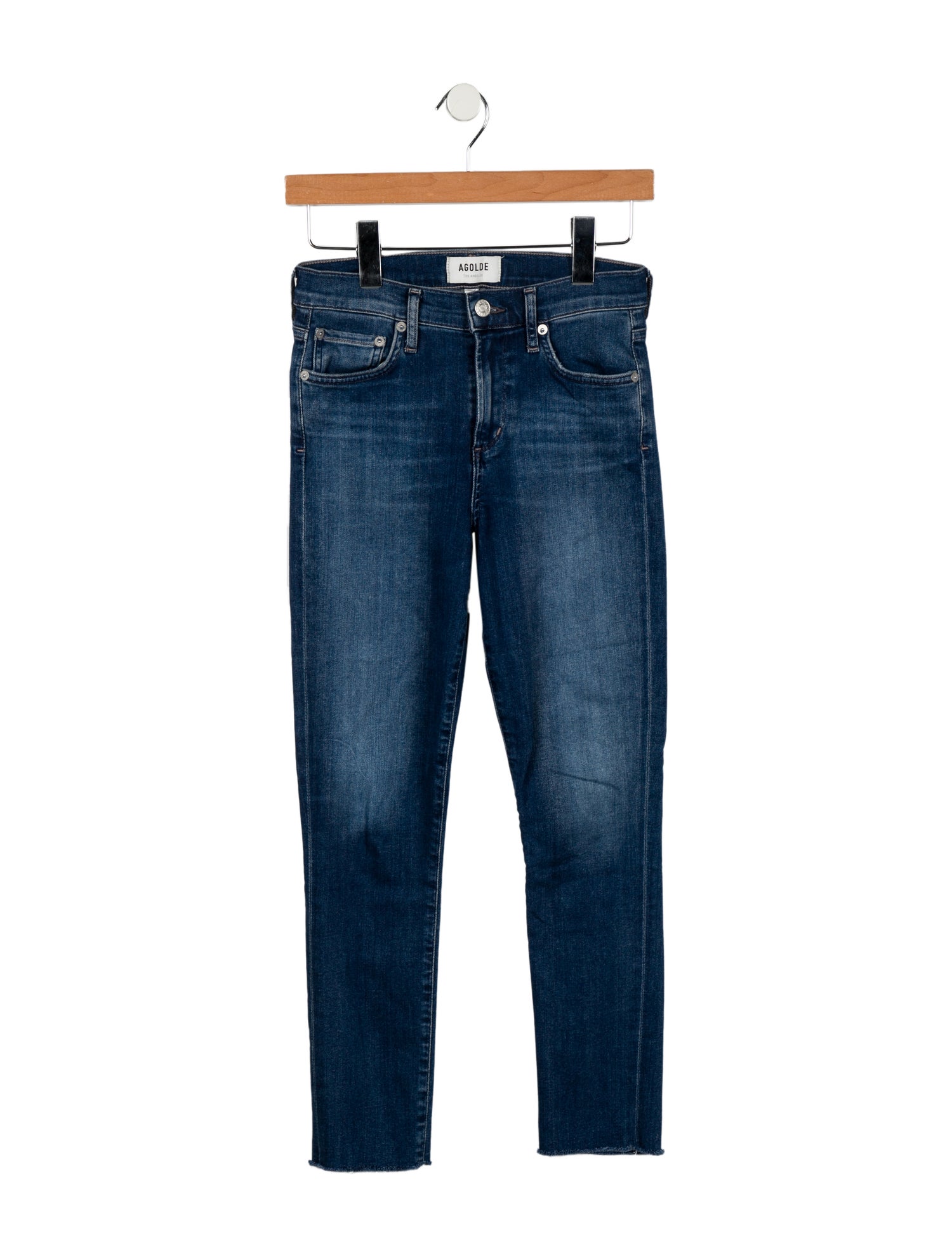 AGOLDE Mid-Rise Skinny Leg Jeans