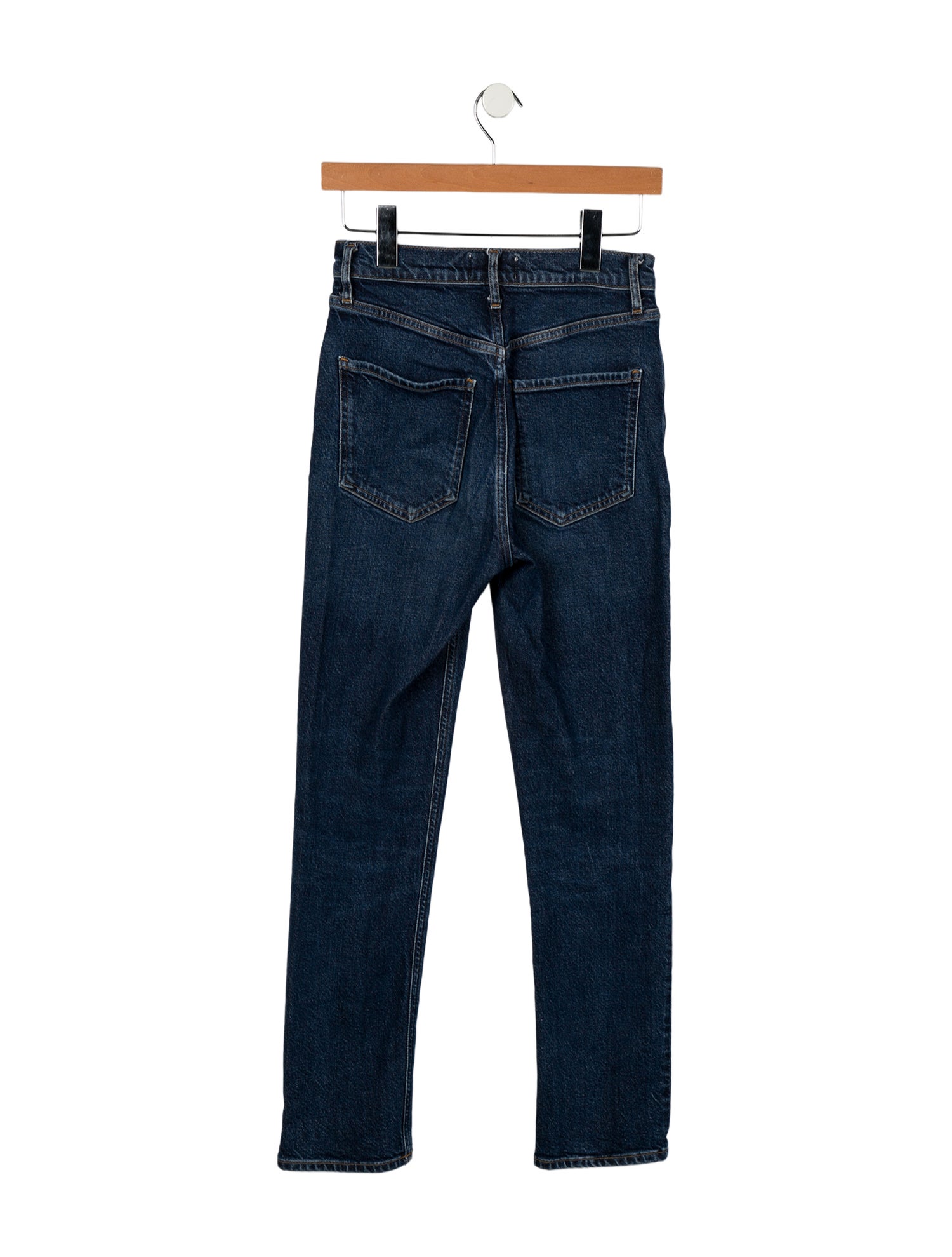 AGOLDE Mid-Rise Straight Leg Jeans