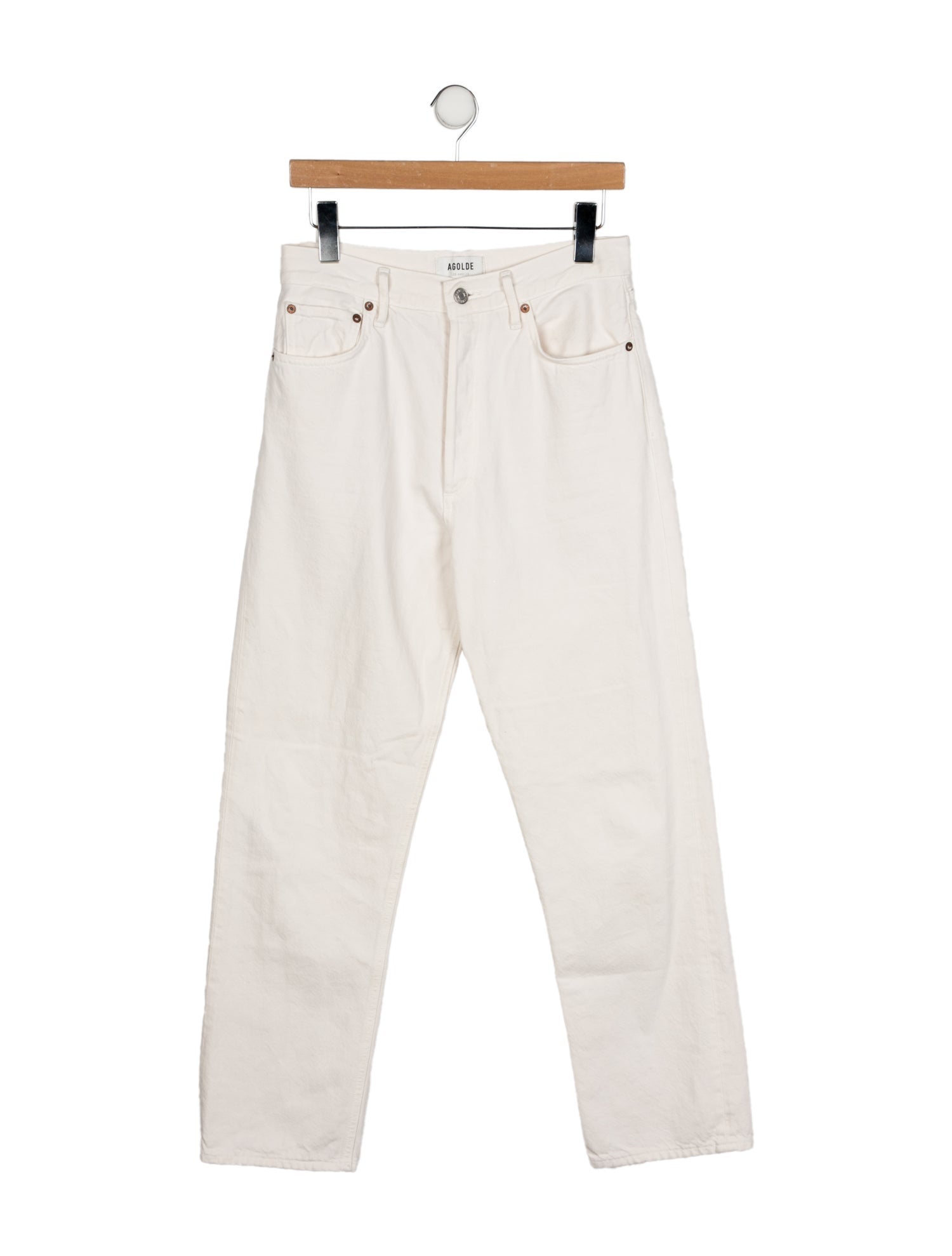 AGOLDE High-Rise Straight Leg Jeans
