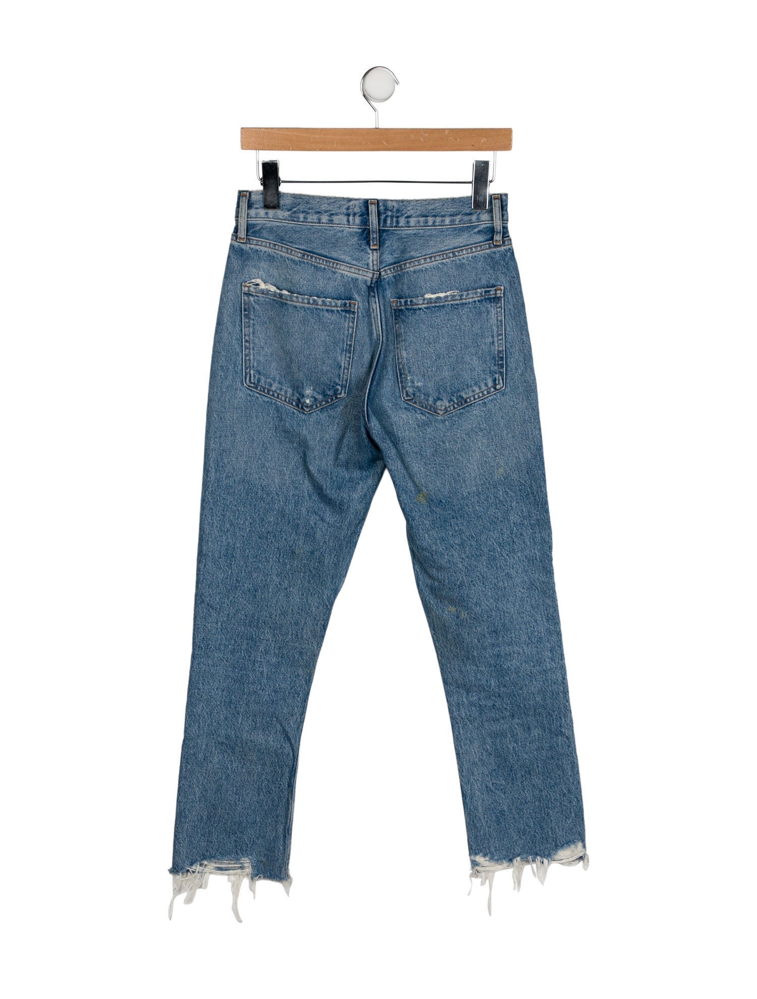 AGOLDE High-Rise Straight Leg Jeans