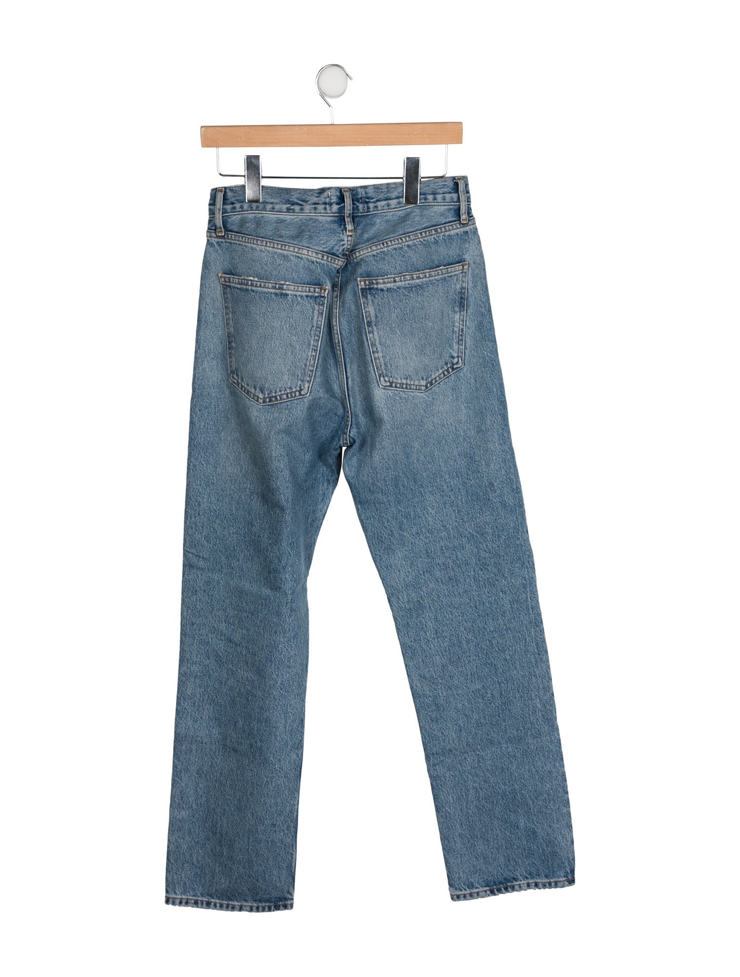 AGOLDE High-Rise Straight Leg Jeans