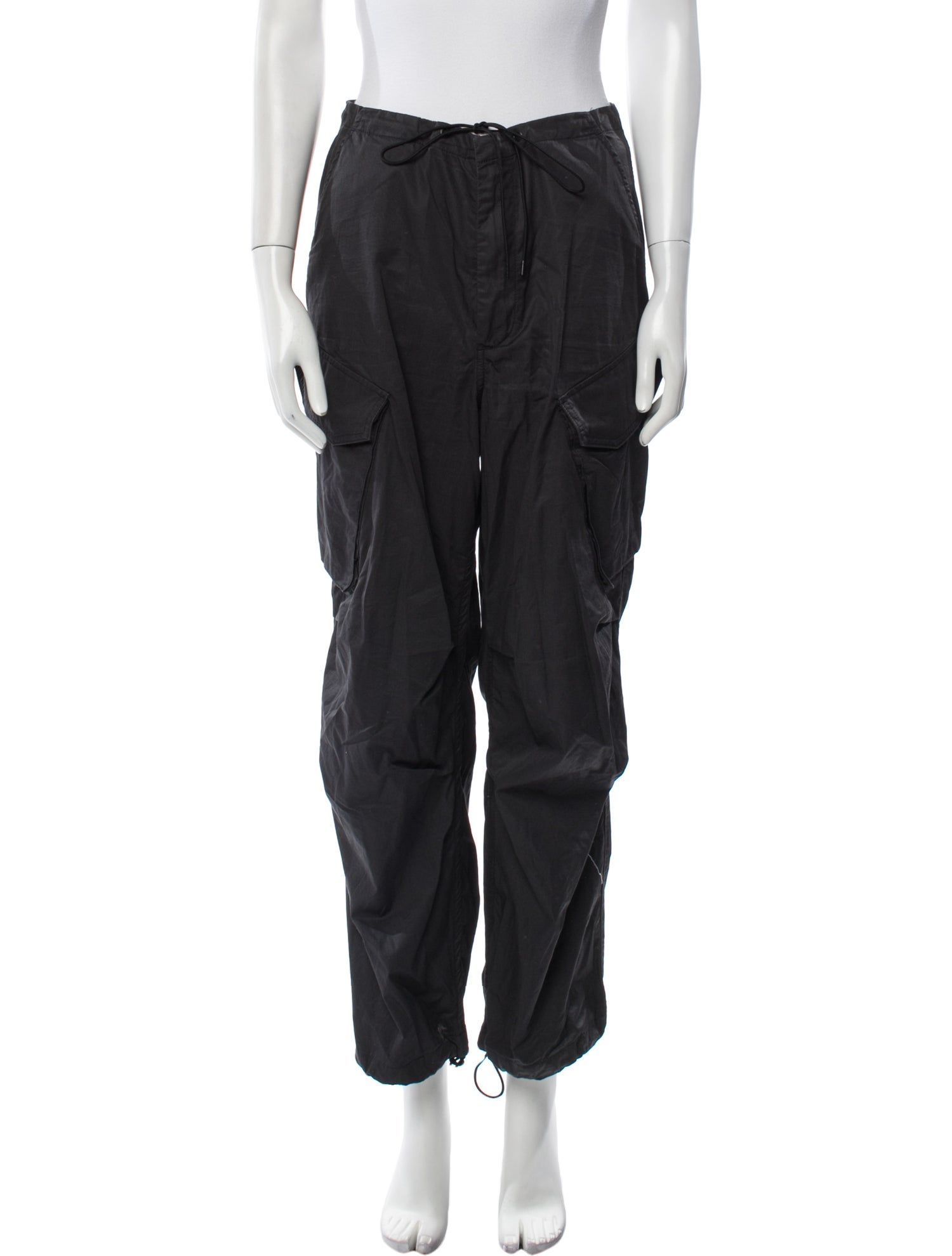 パンツ FORTE FORTE Women Straight Pants 13559MYPANTS8001 BLACK Forte Forte Straight Leg Pants - Black, 14