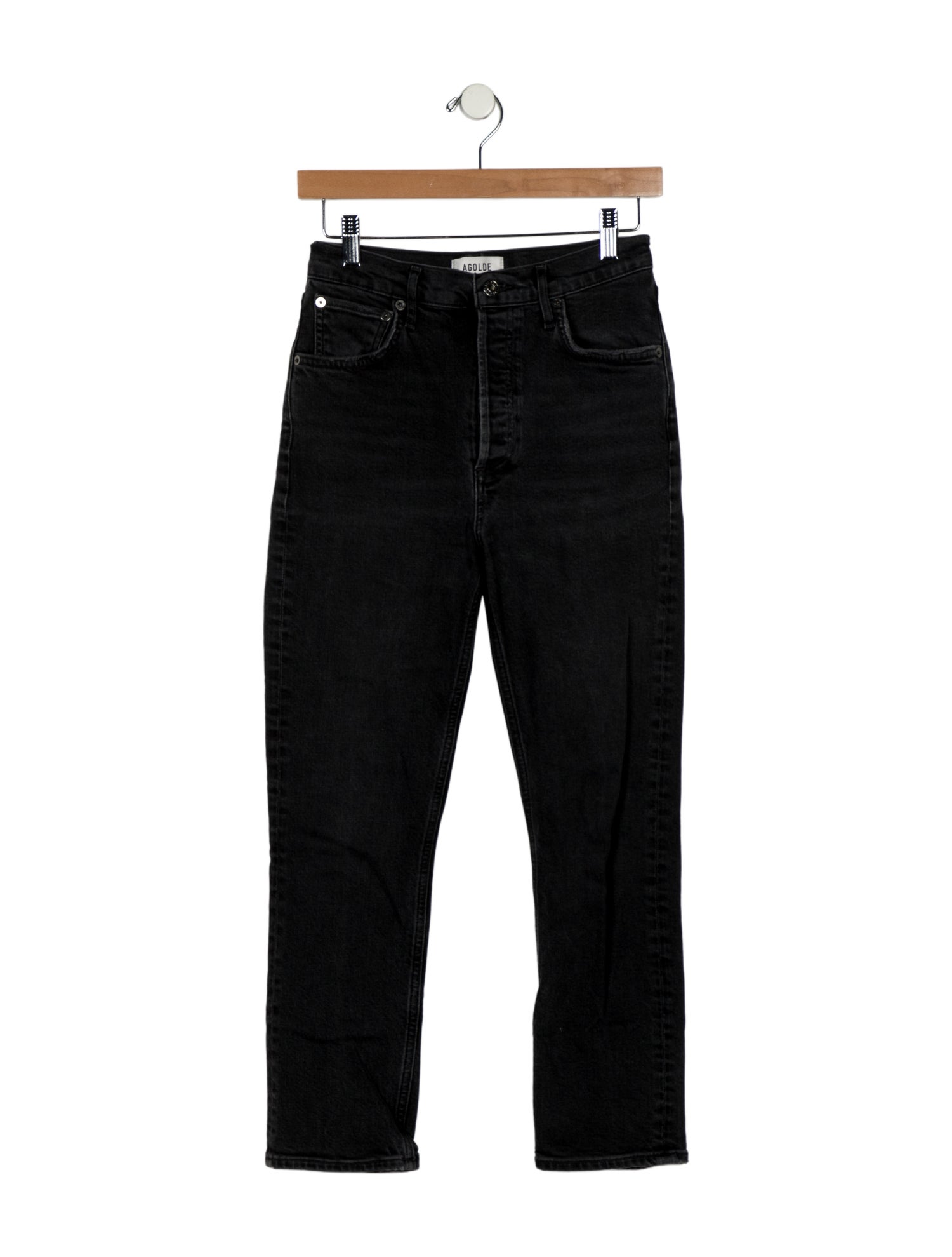 AGOLDE Mid-Rise Straight Leg Jeans