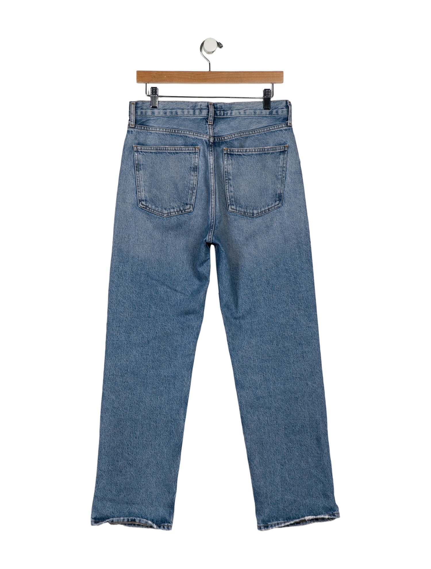 AGOLDE High-Rise Straight Leg Jeans