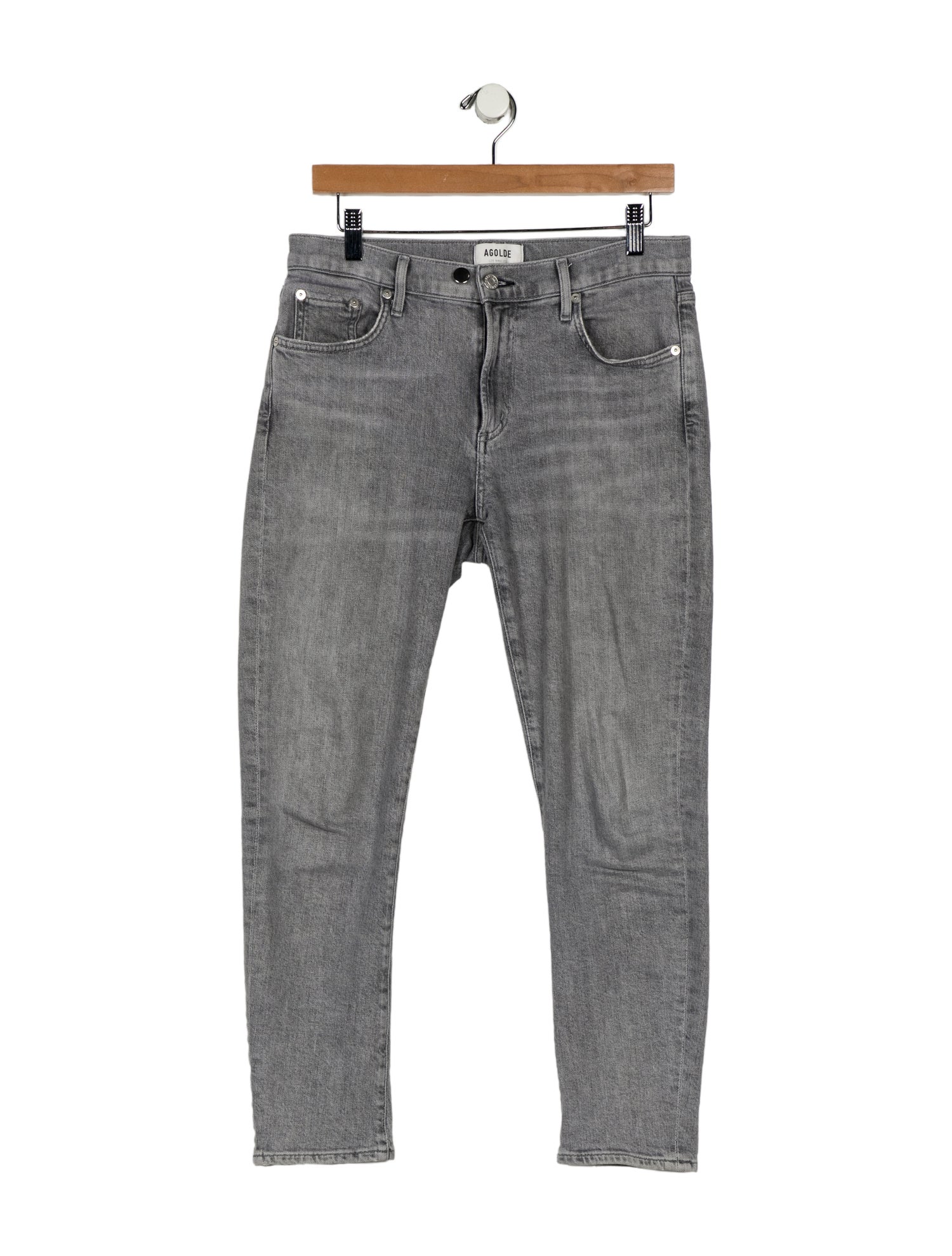 AGOLDE High-Rise Straight Leg Jeans