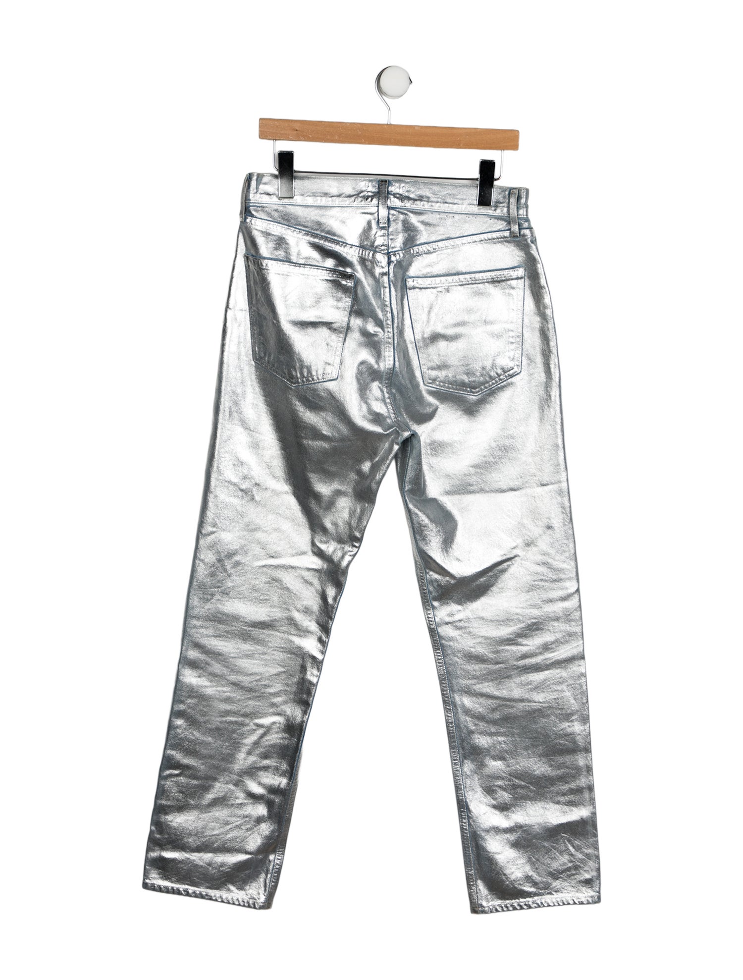 AGOLDE High-Rise Straight Leg Jeans