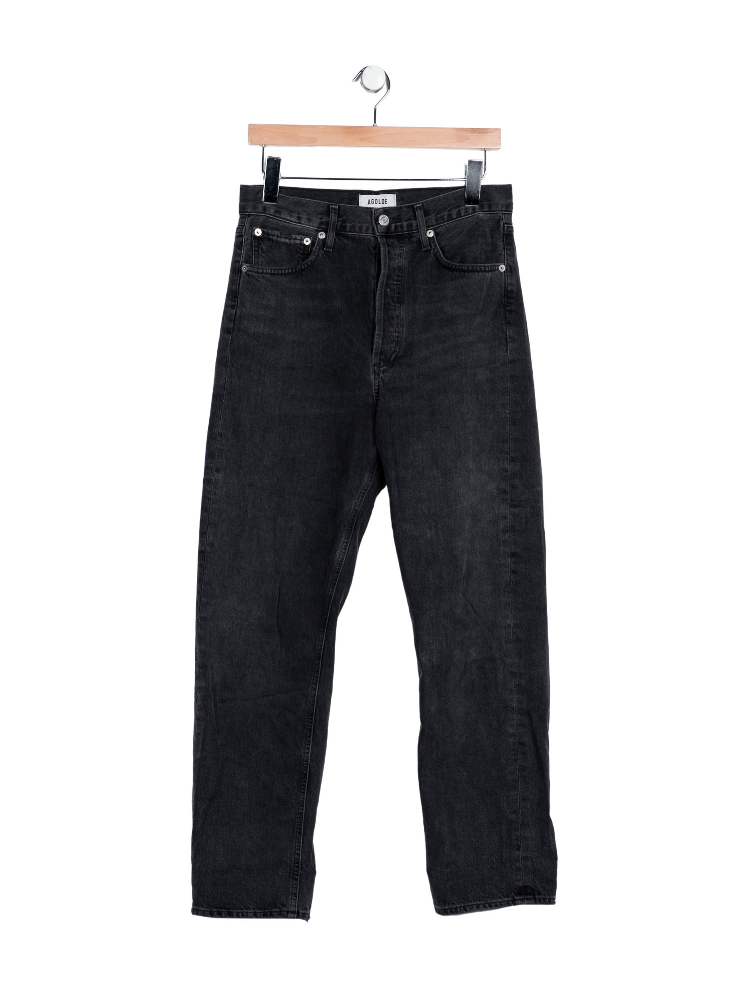 AGOLDE High-Rise Straight Leg Jeans