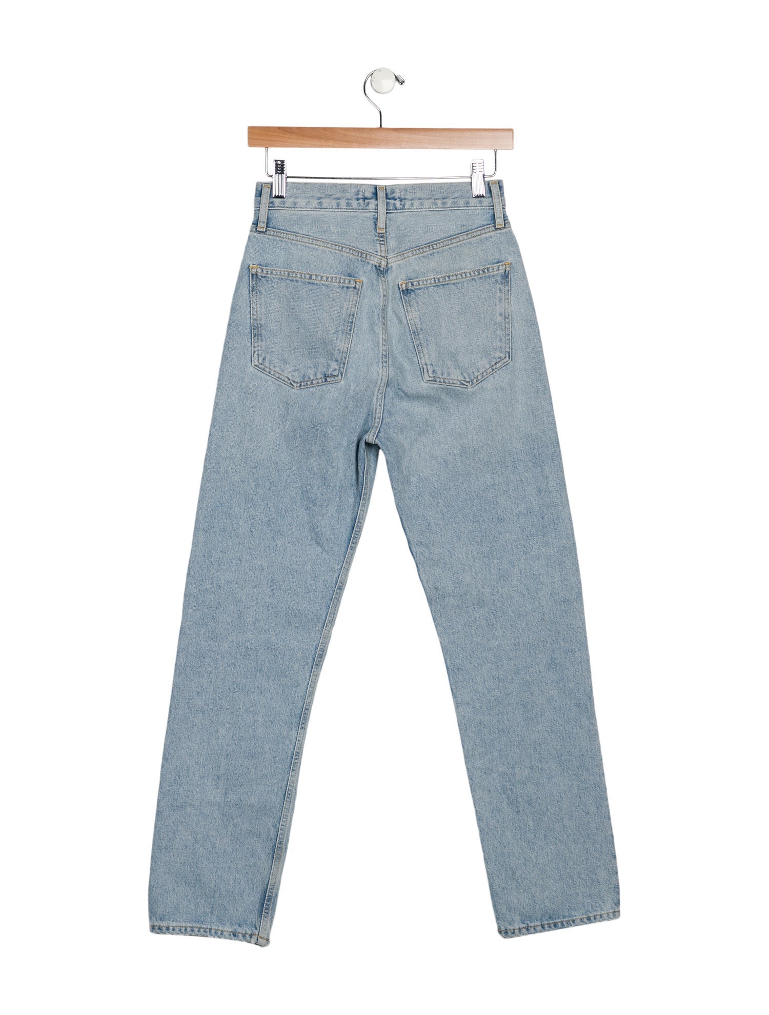 AGOLDE High-Rise Straight Leg Jeans