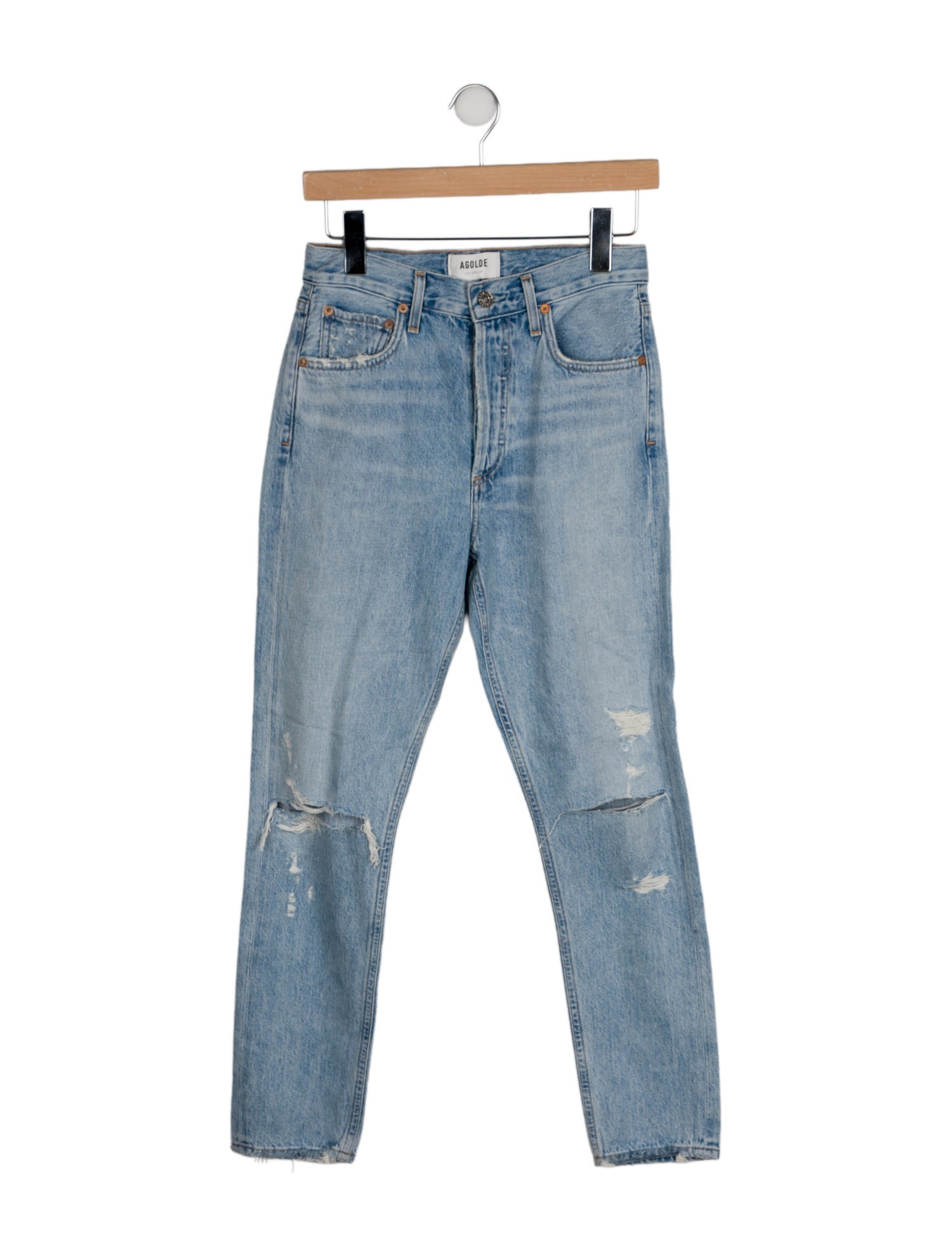 AGOLDE High-Rise Skinny Leg Jeans
