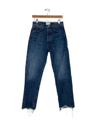 AGOLDE High-Rise Straight Leg Jeans