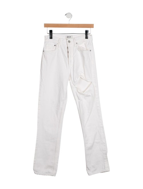 AGOLDE Mid-Rise Straight Leg Jeans