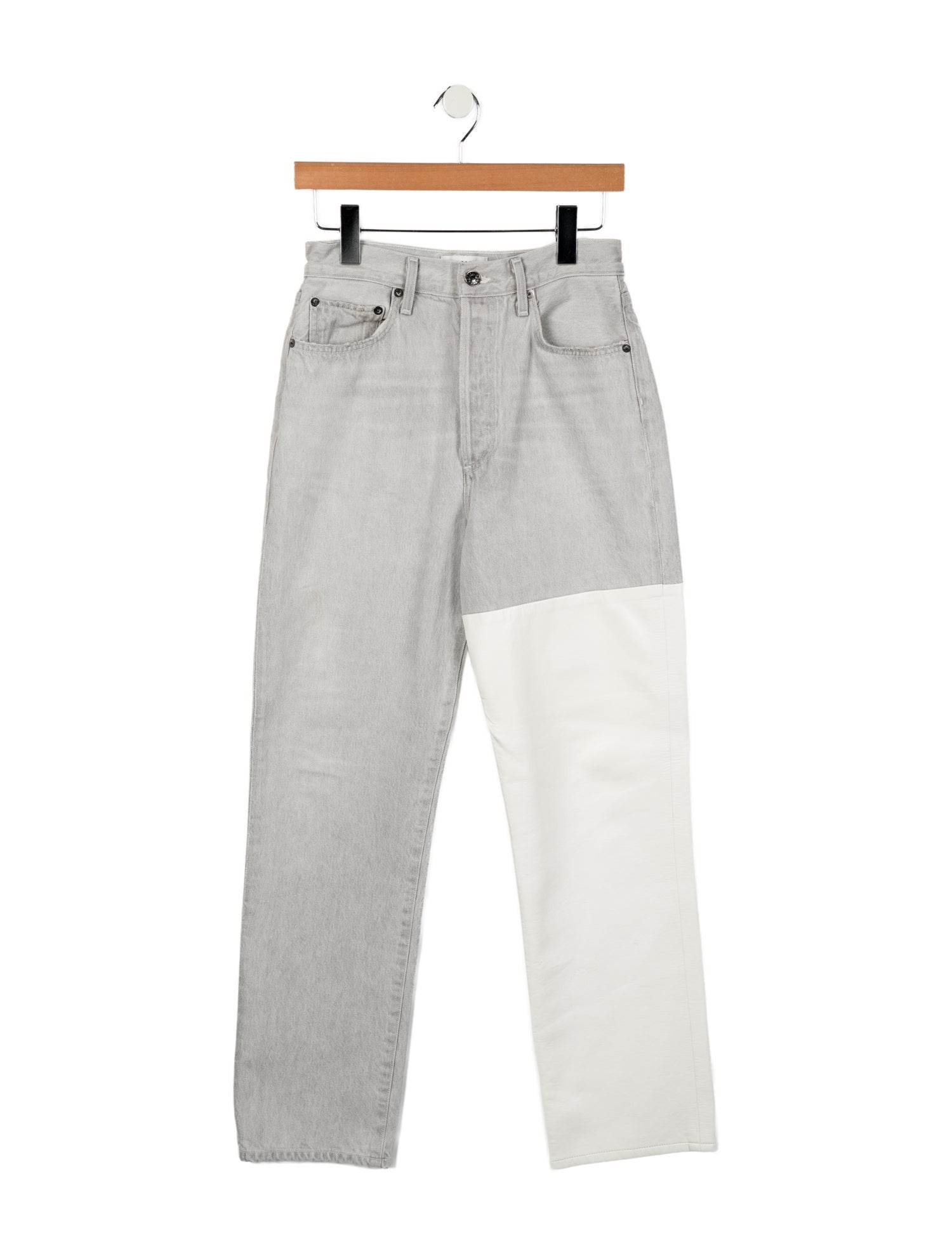 AGOLDE High-Rise Straight Leg Jeans