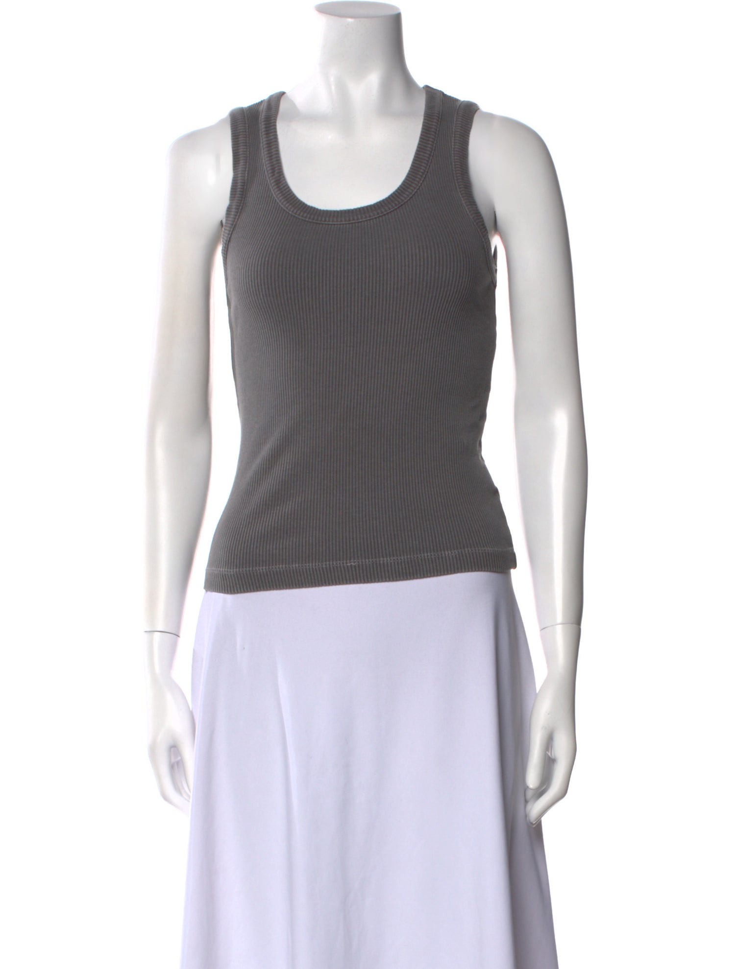 AGOLDE Scoop Neck Sleeveless Top