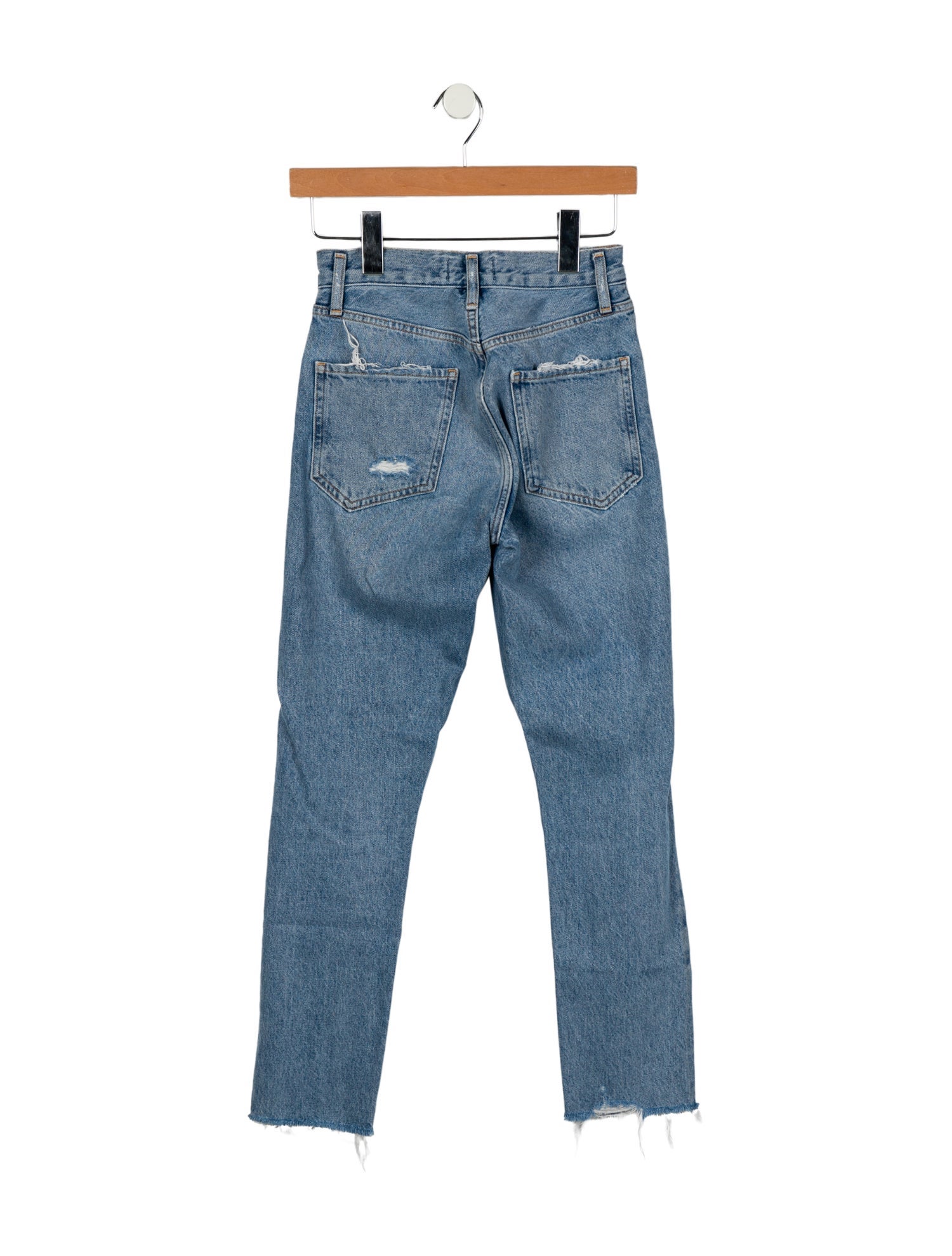 AGOLDE Mid-Rise Skinny Leg Jeans