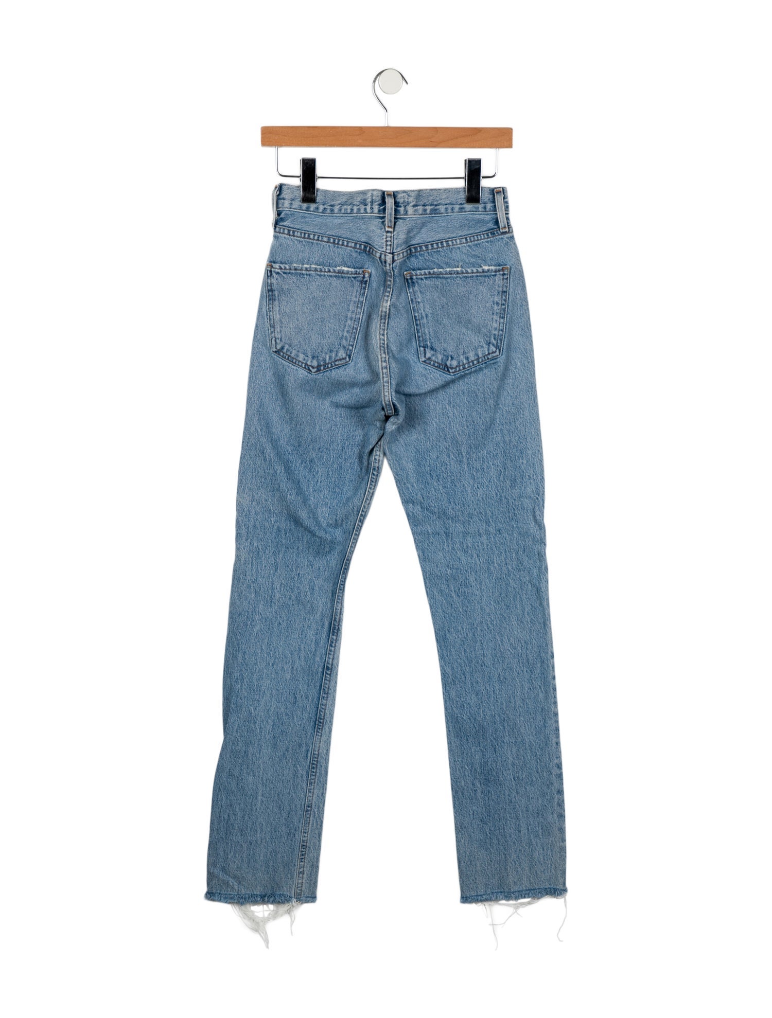 AGOLDE Mid-Rise Straight Leg Jeans