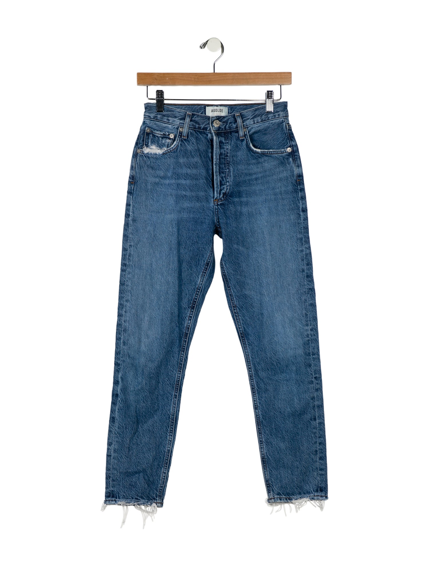 AGOLDE Mid-Rise Skinny Leg Jeans