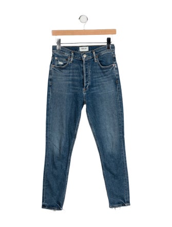AGOLDE Mid-Rise Skinny Leg Jeans