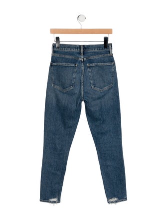 AGOLDE Mid-Rise Skinny Leg Jeans