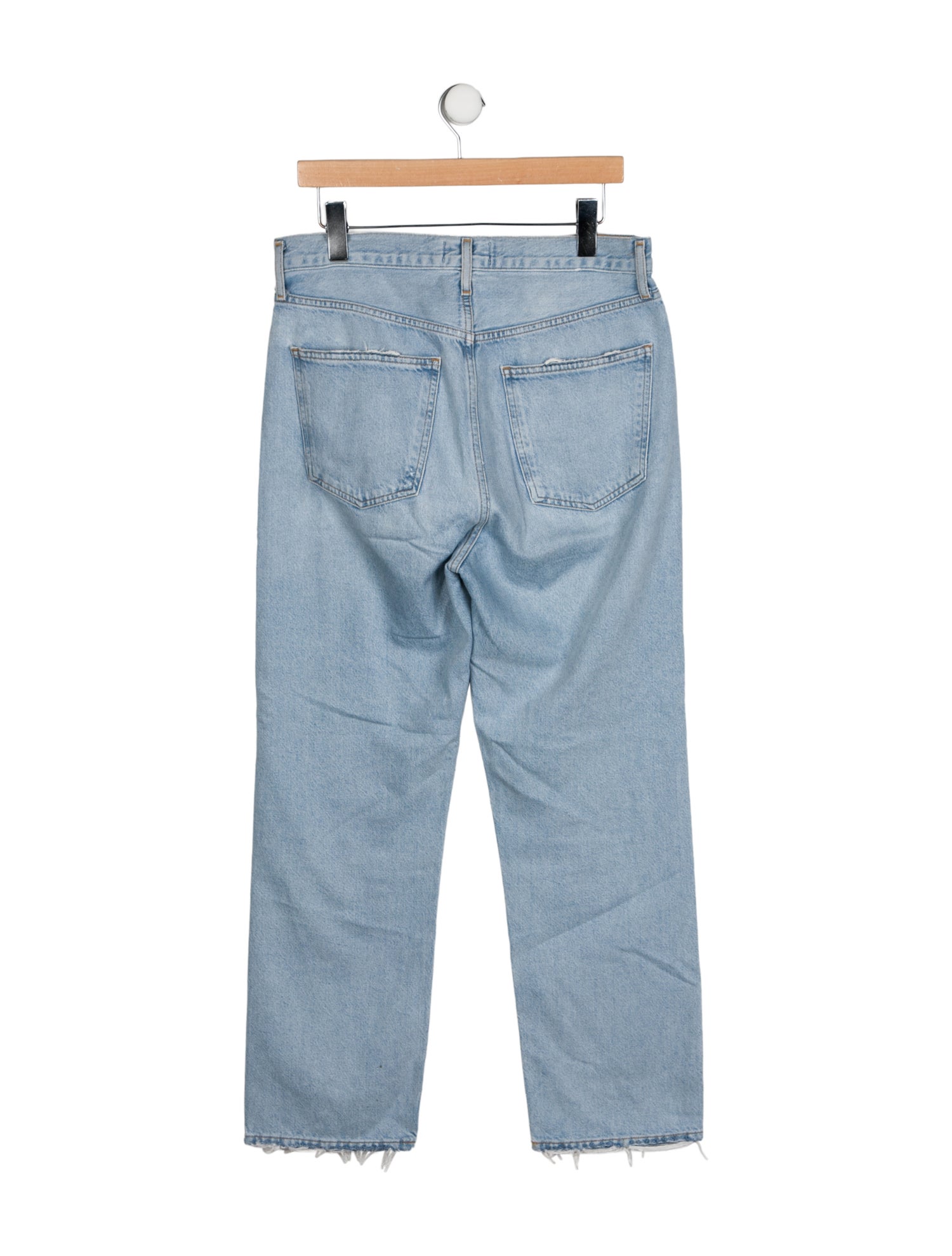 AGOLDE High-Rise Straight Leg Jeans
