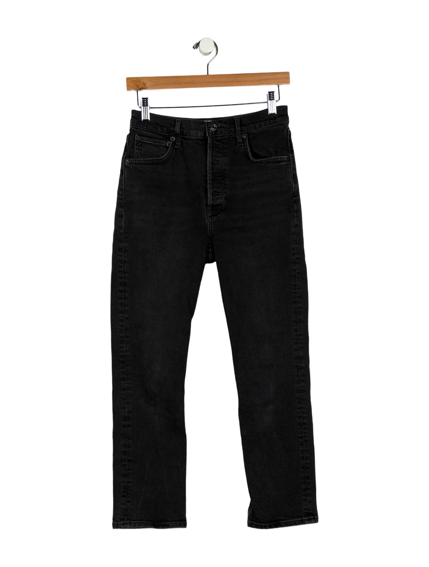 AGOLDE High-Rise Straight Leg Jeans