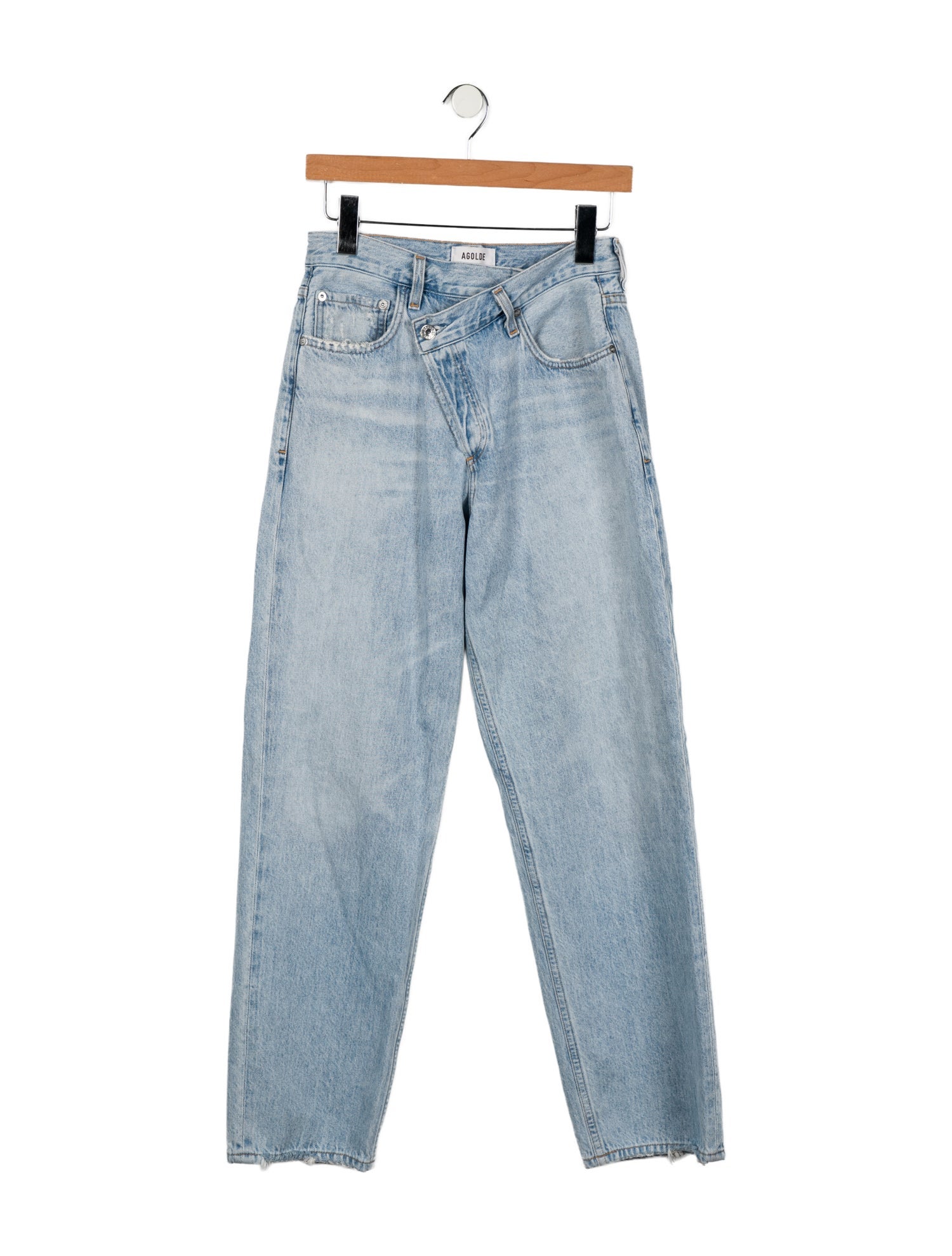 AGOLDE Mid-Rise Straight Leg Jeans