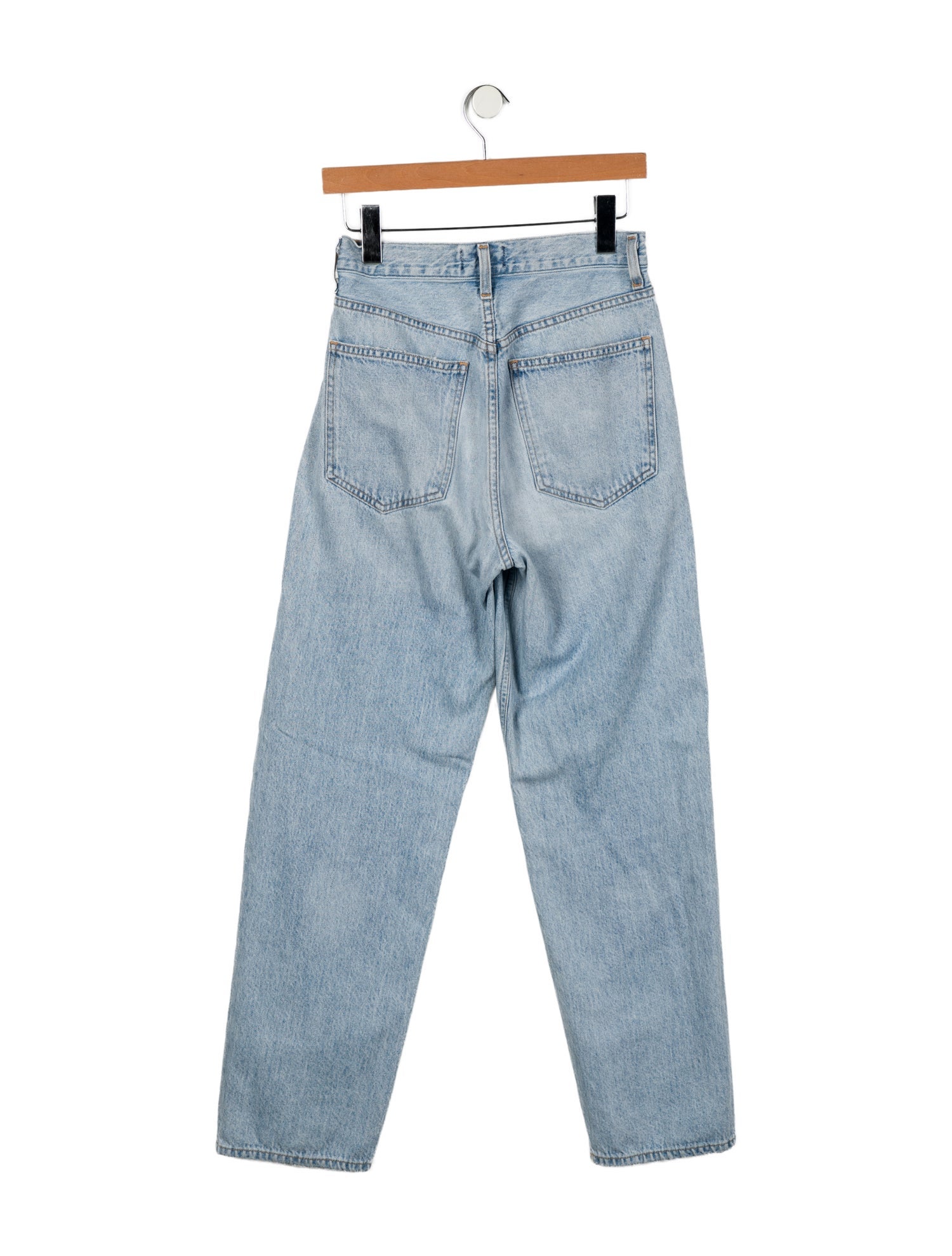 AGOLDE Mid-Rise Straight Leg Jeans