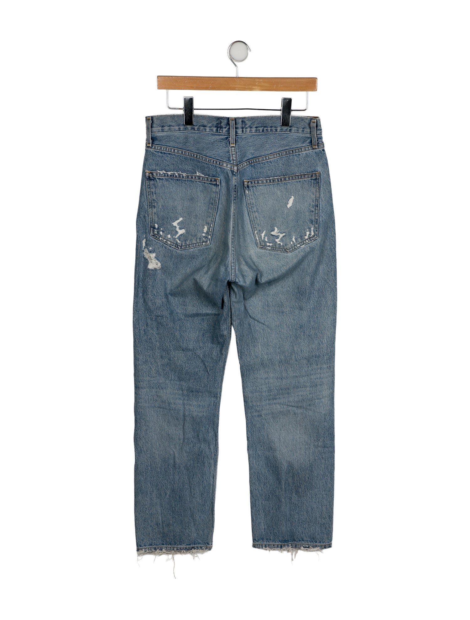 AGOLDE High-Rise Straight Leg Jeans