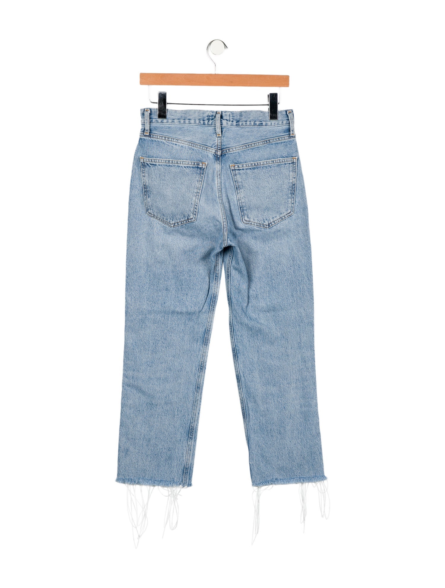 AGOLDE Mid-Rise Straight Leg Jeans