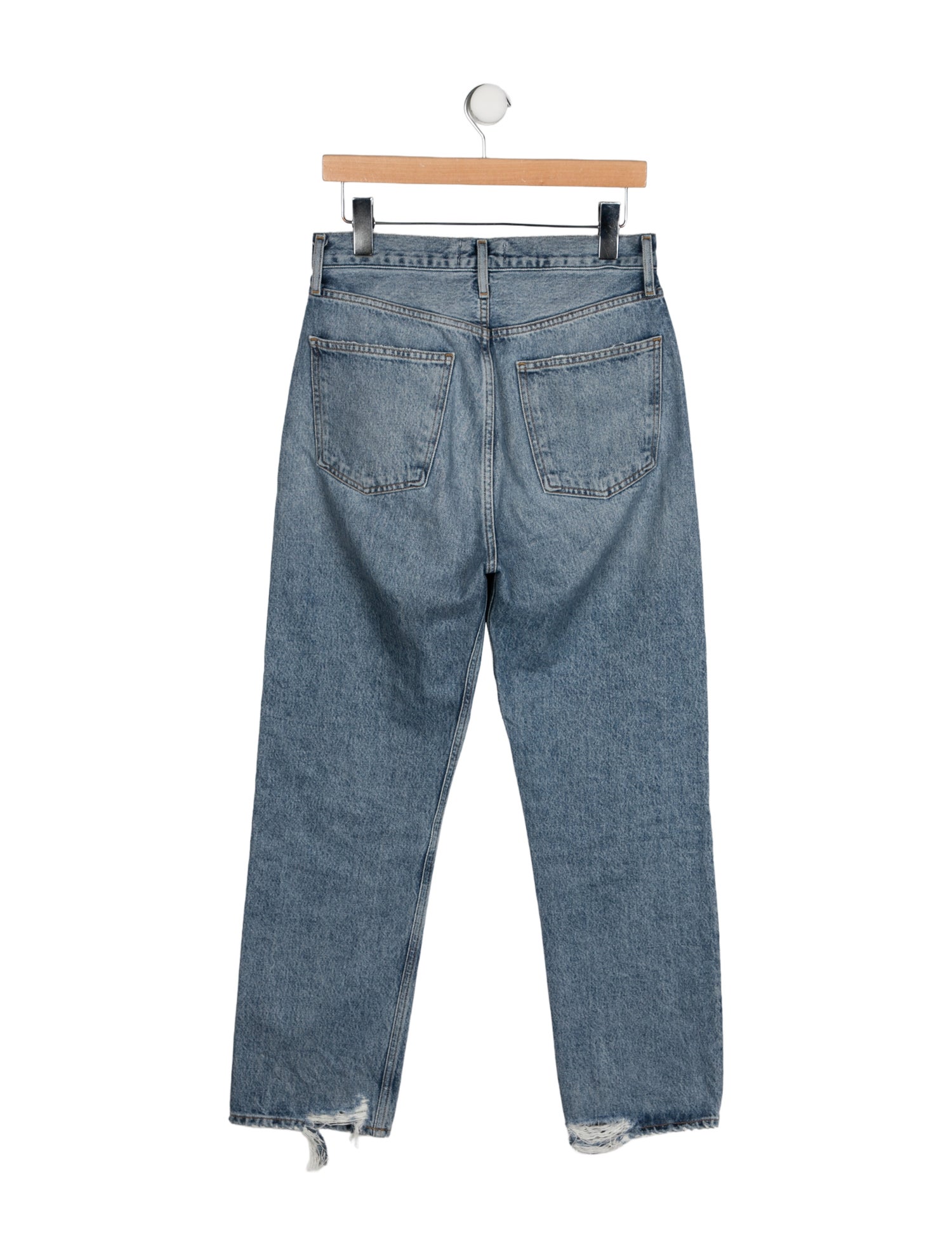 AGOLDE High-Rise Straight Leg Jeans