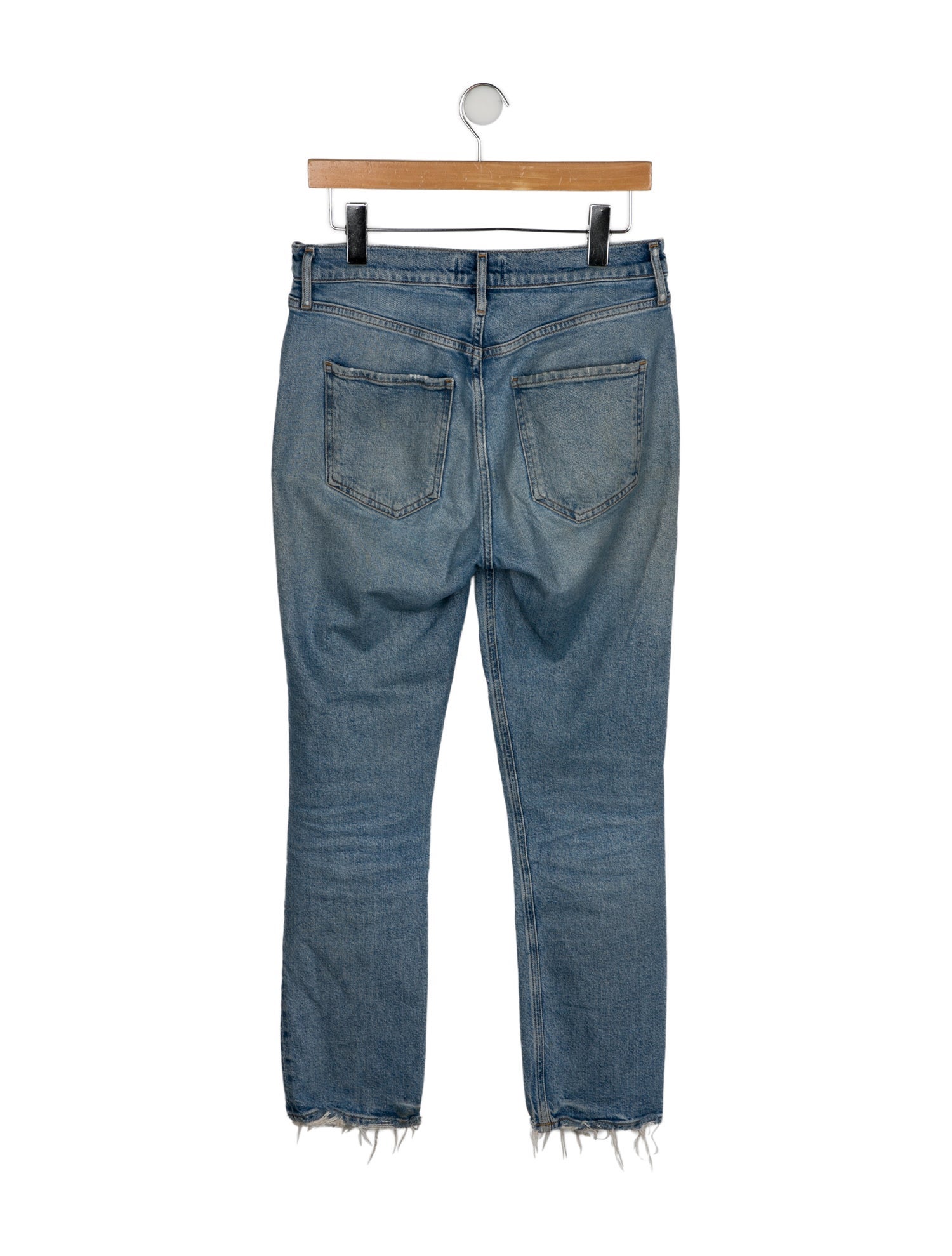 AGOLDE High-Rise Straight Leg Jeans