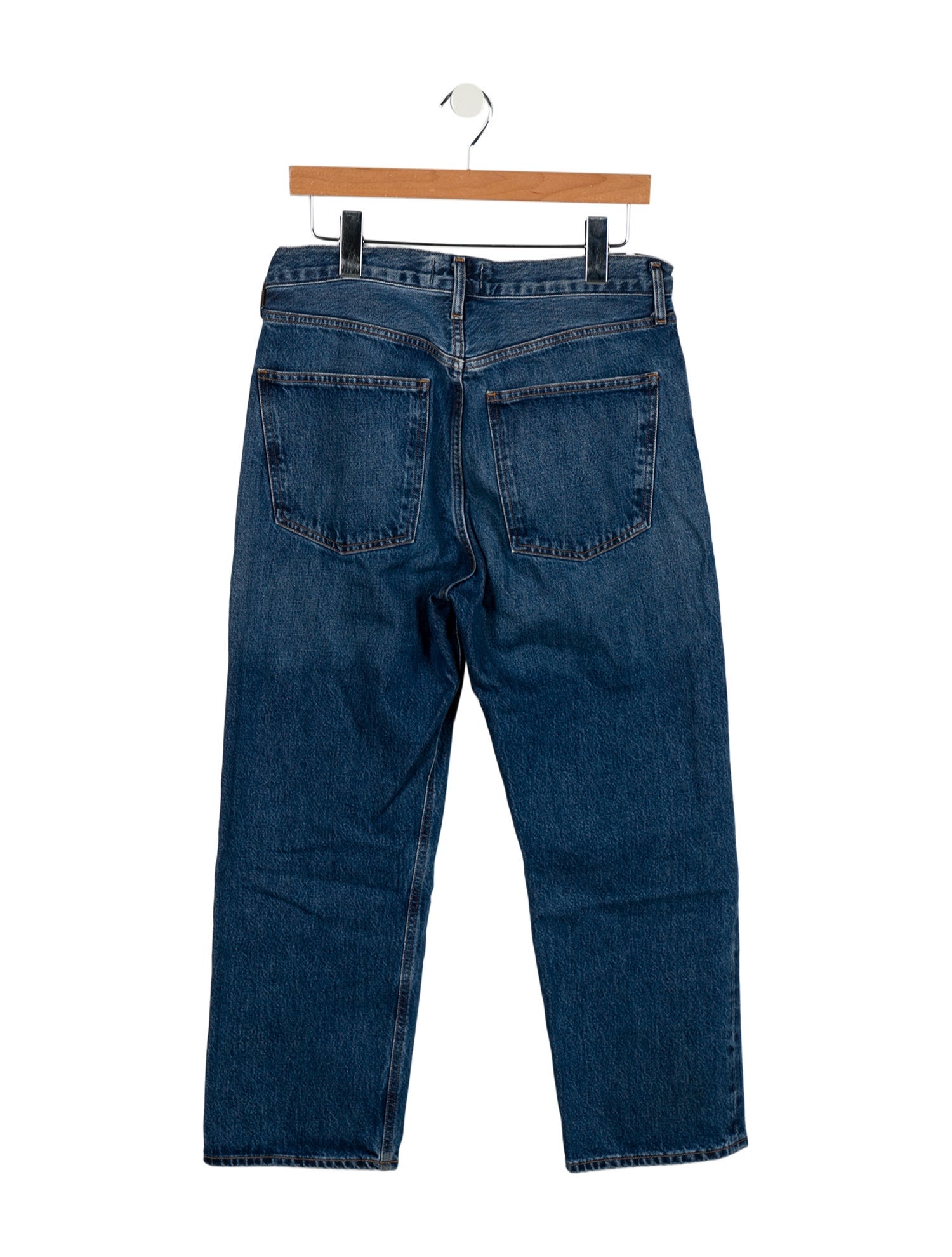 AGOLDE High-Rise Straight Leg Jeans