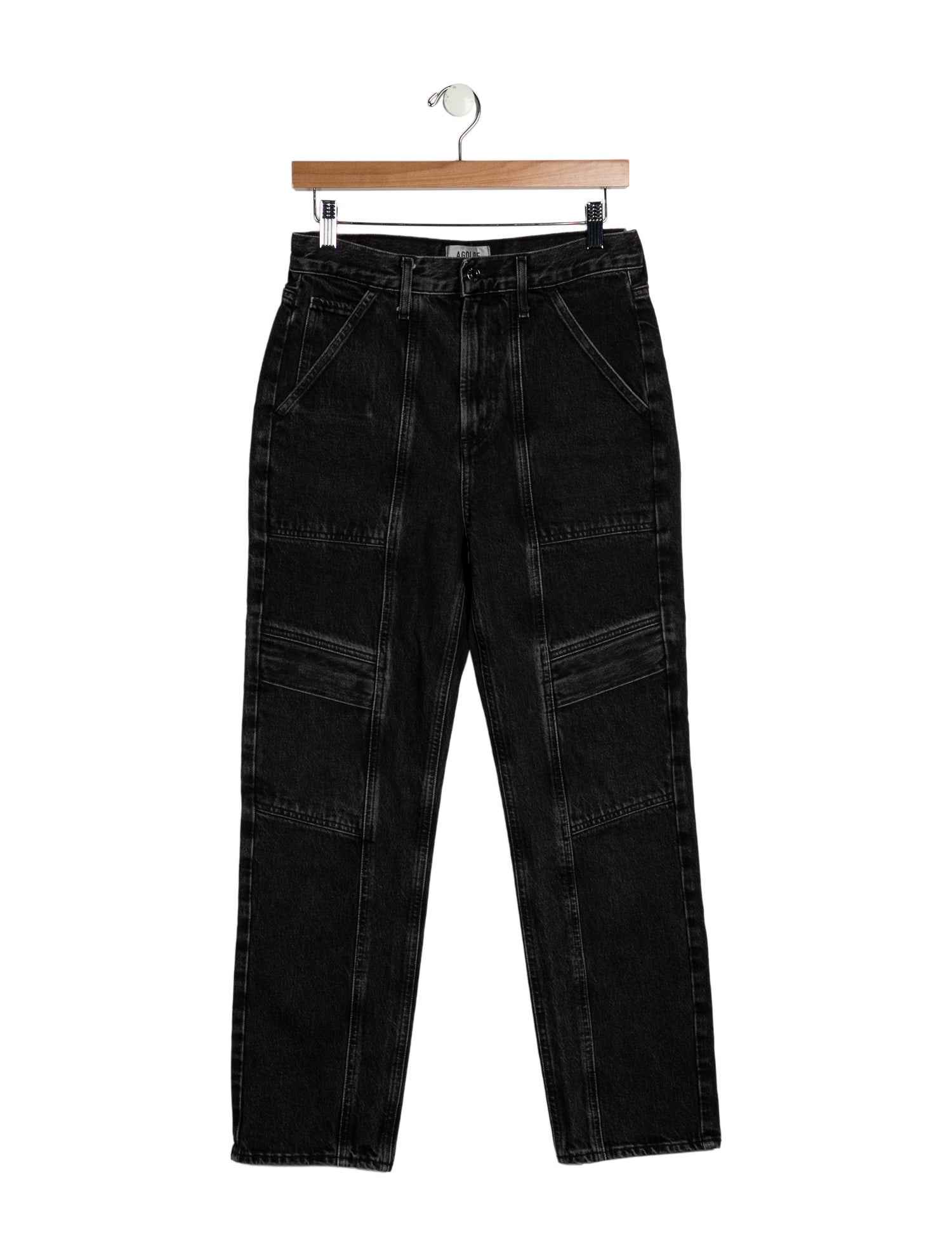 AGOLDE High-Rise Straight Leg Jeans