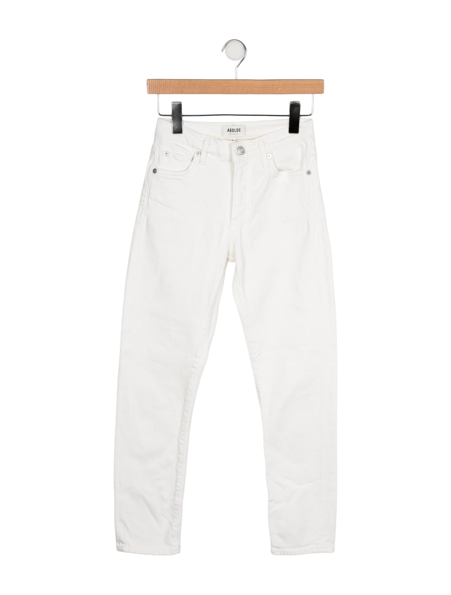 AGOLDE Mid-Rise Straight Leg Jeans