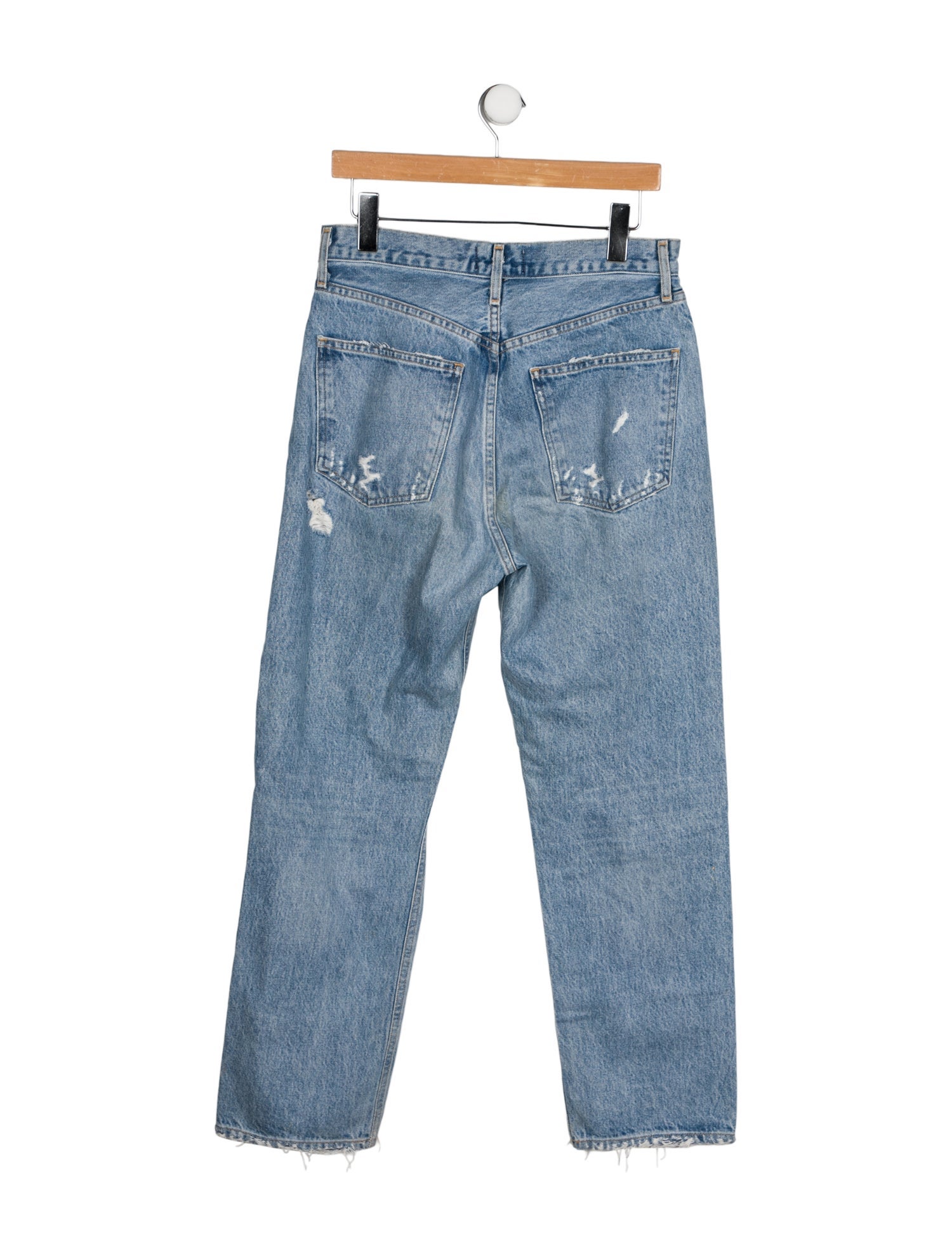 AGOLDE High-Rise Straight Leg Jeans