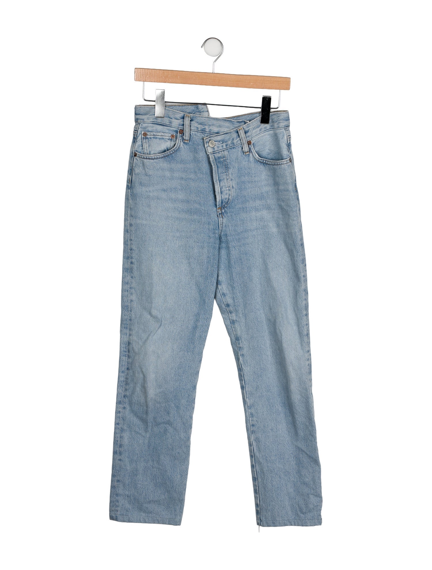 AGOLDE High-Rise Straight Leg Jeans