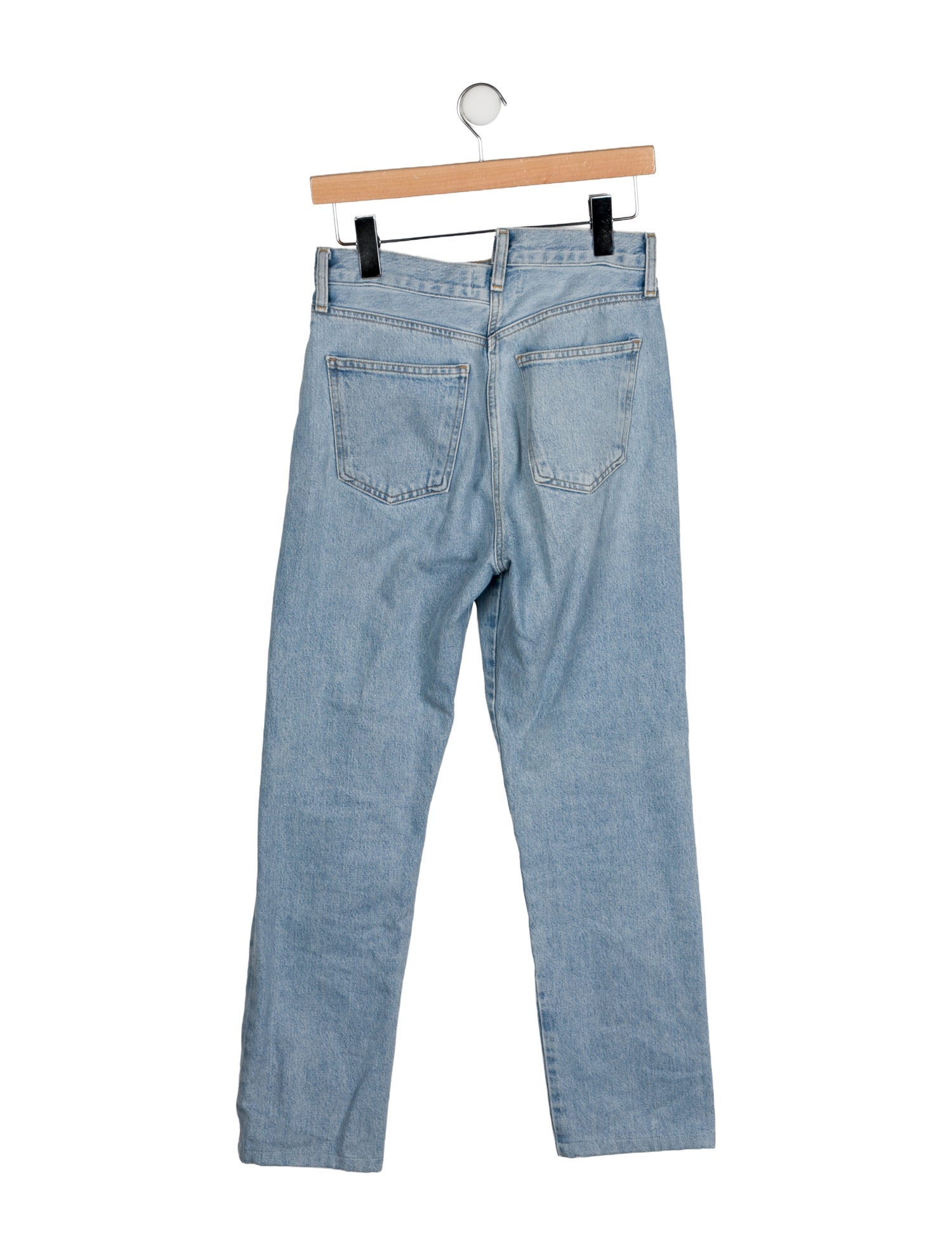 AGOLDE High-Rise Straight Leg Jeans