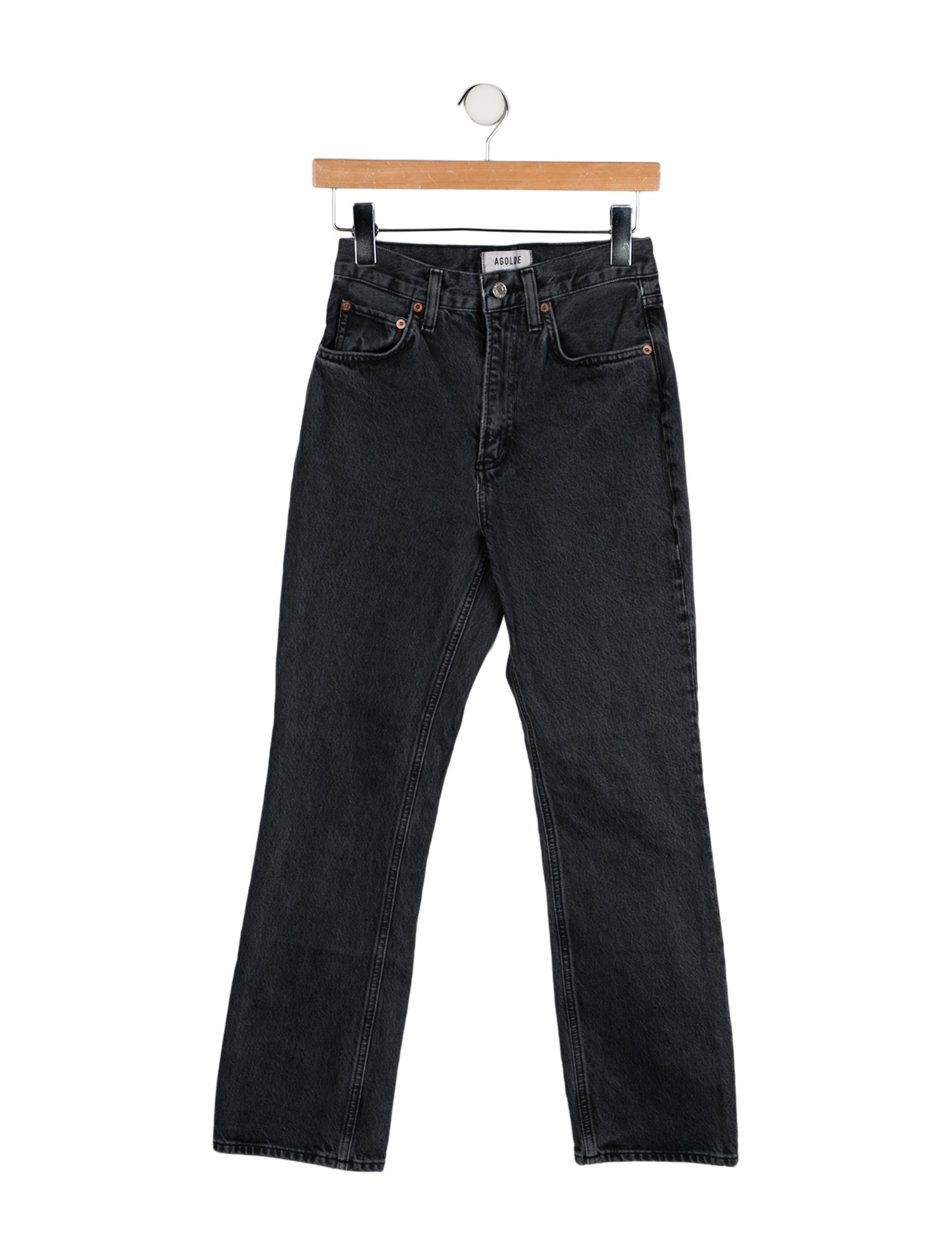 AGOLDE High-Rise Straight Leg Jeans