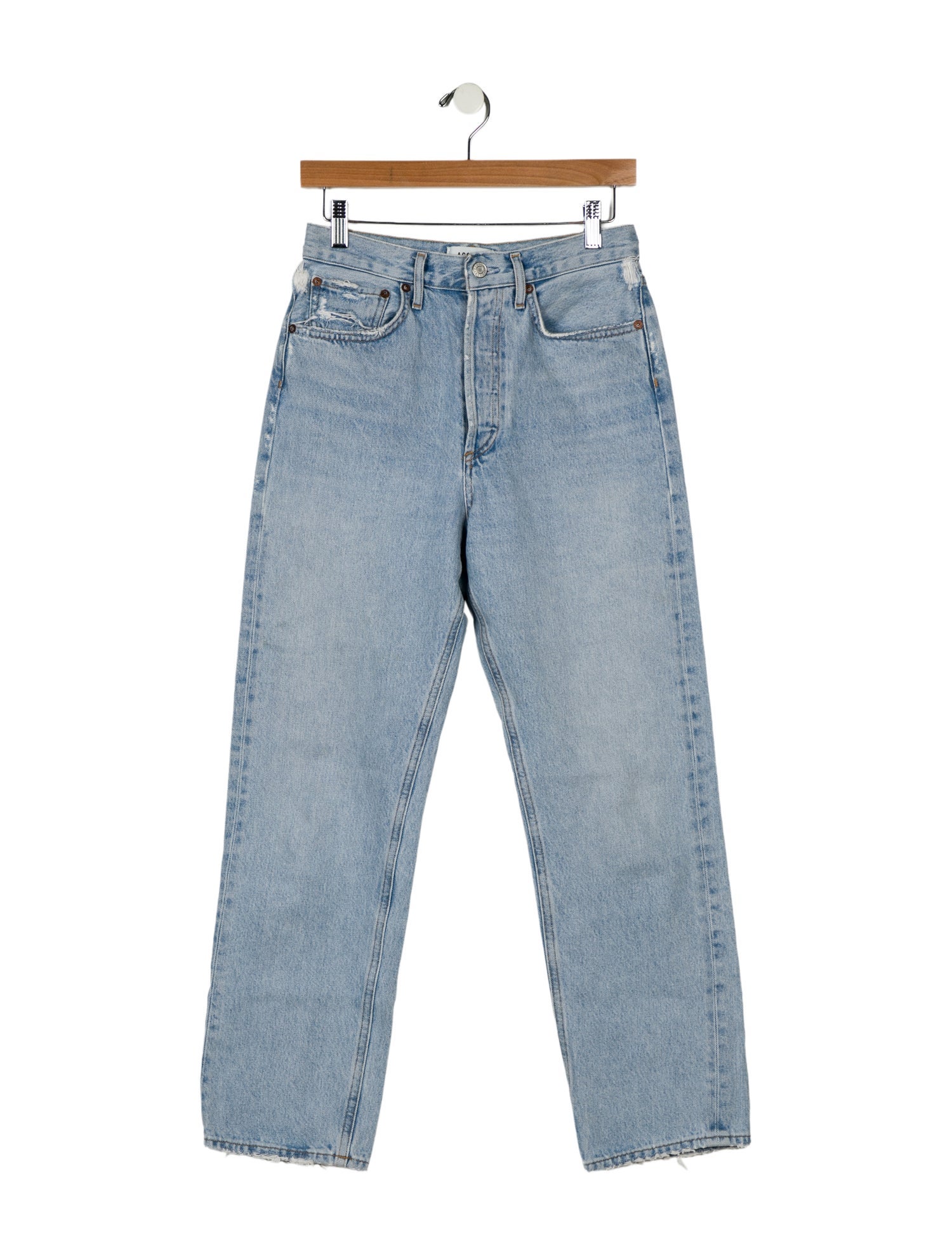 AGOLDE High-Rise Straight Leg Jeans