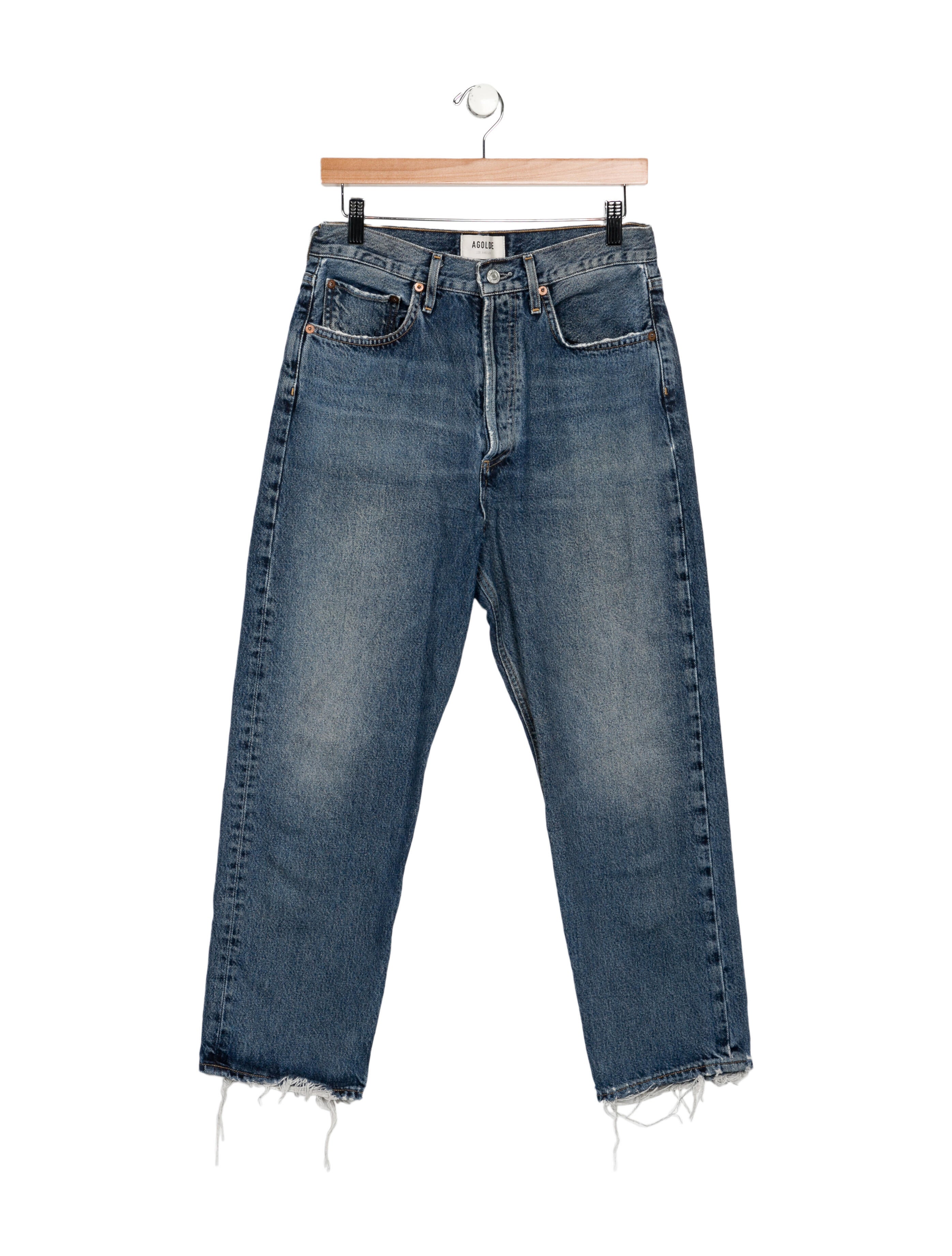AGOLDE High-Rise Straight Leg Jeans