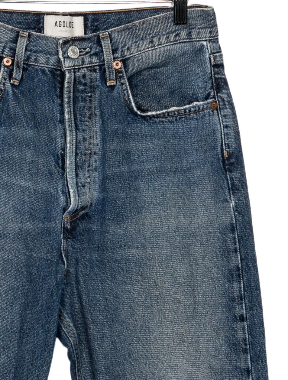 AGOLDE High-Rise Straight Leg Jeans