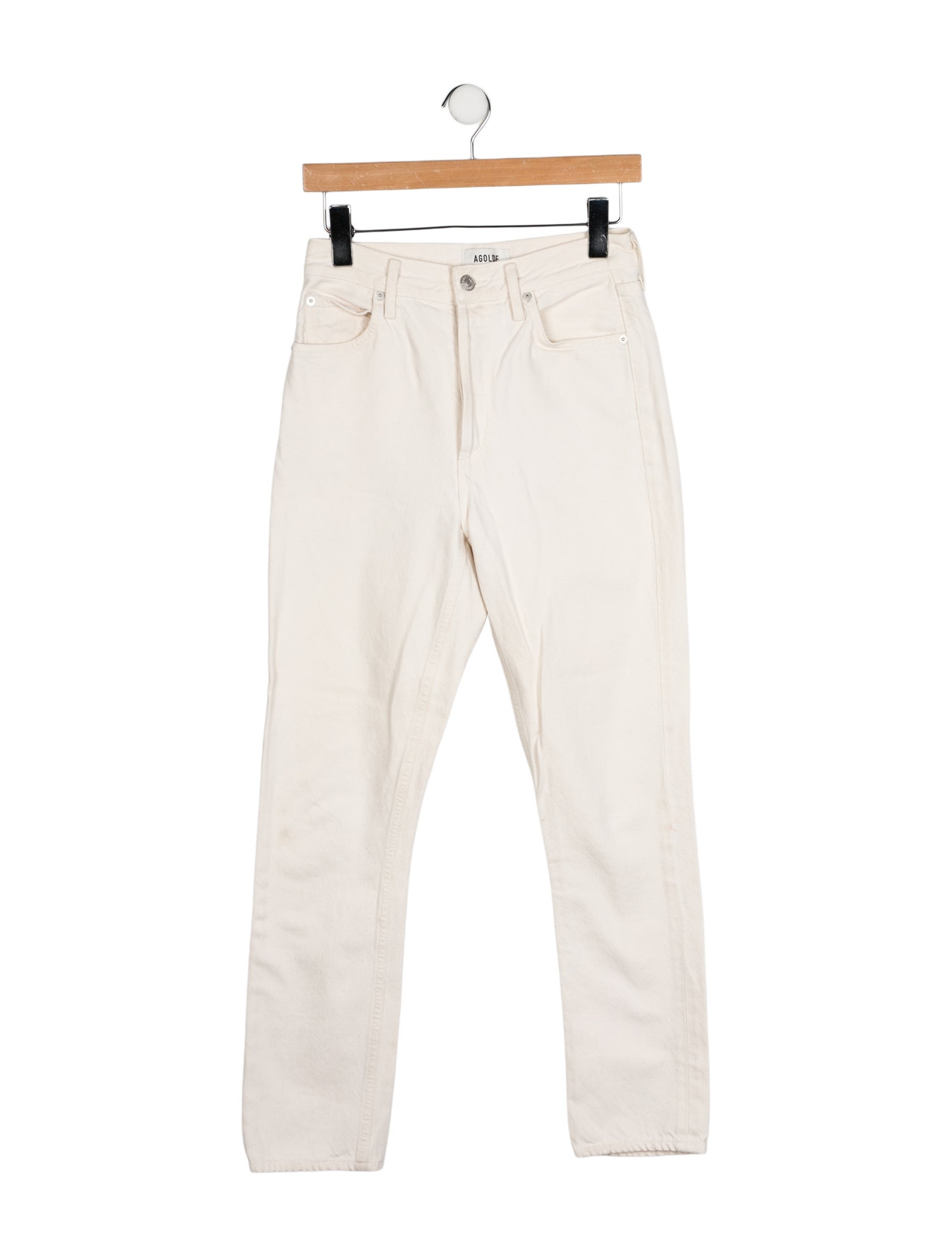 AGOLDE High-Rise Straight Leg Jeans