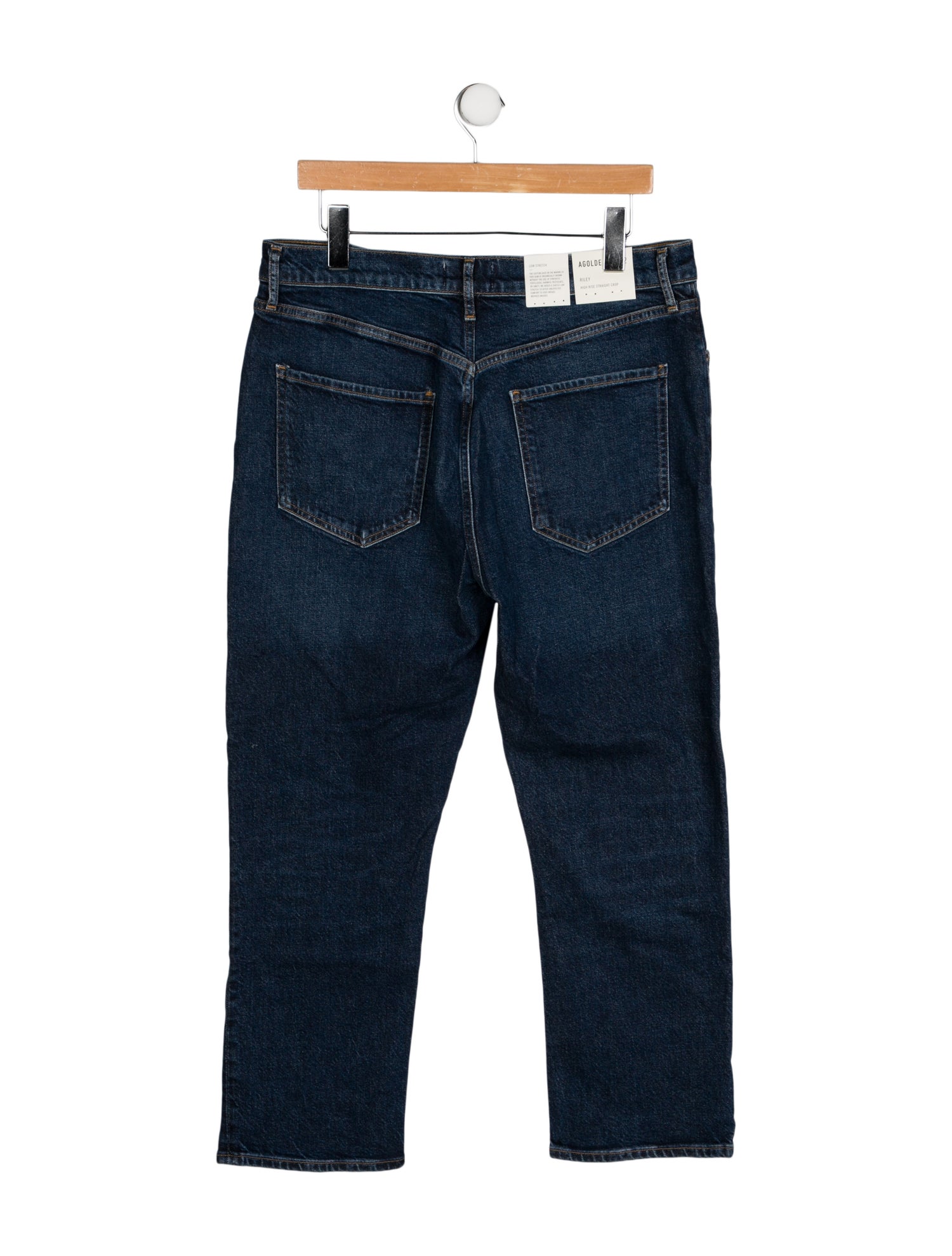 AGOLDE High-Rise Straight Leg Jeans