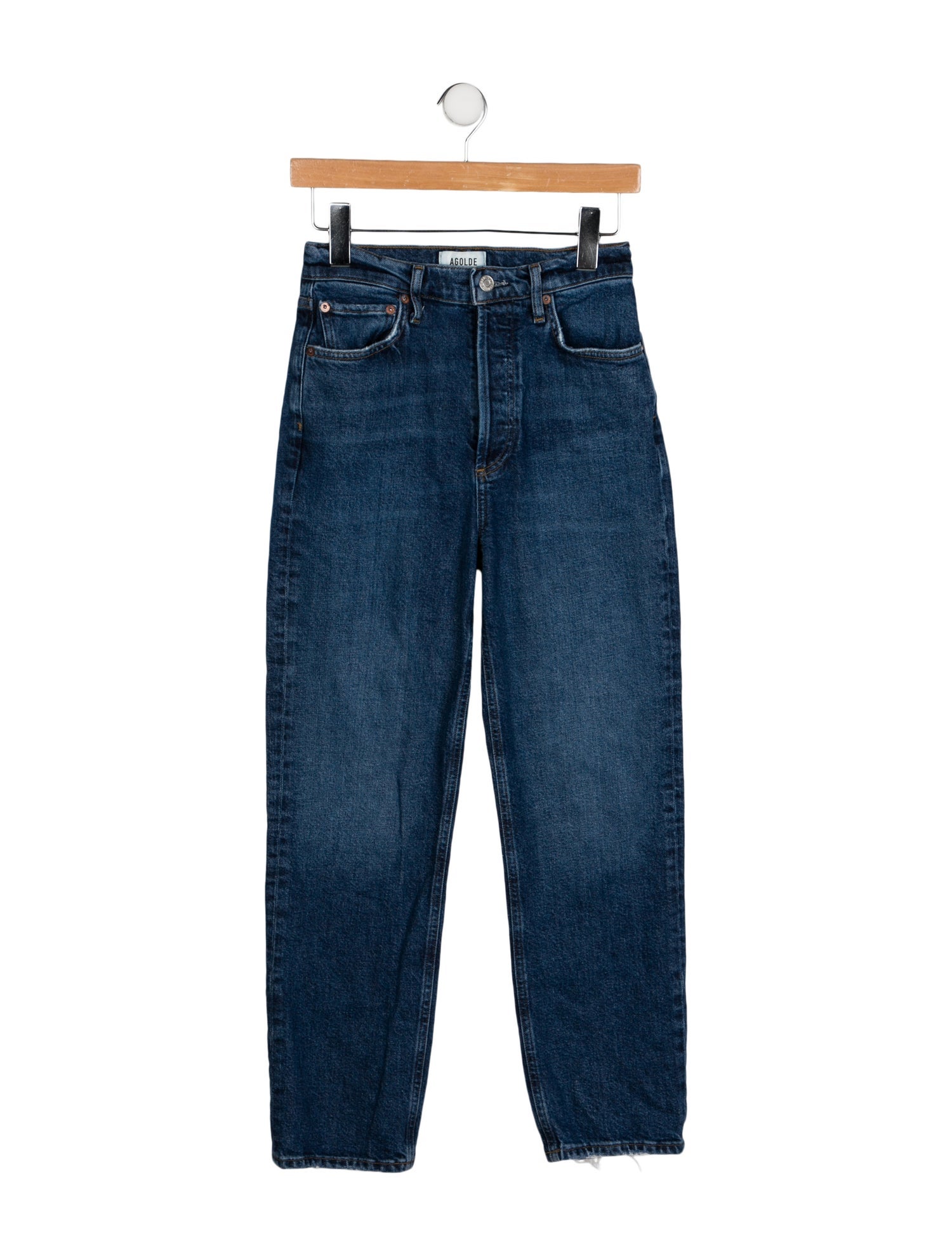 AGOLDE High-Rise Straight Leg Jeans