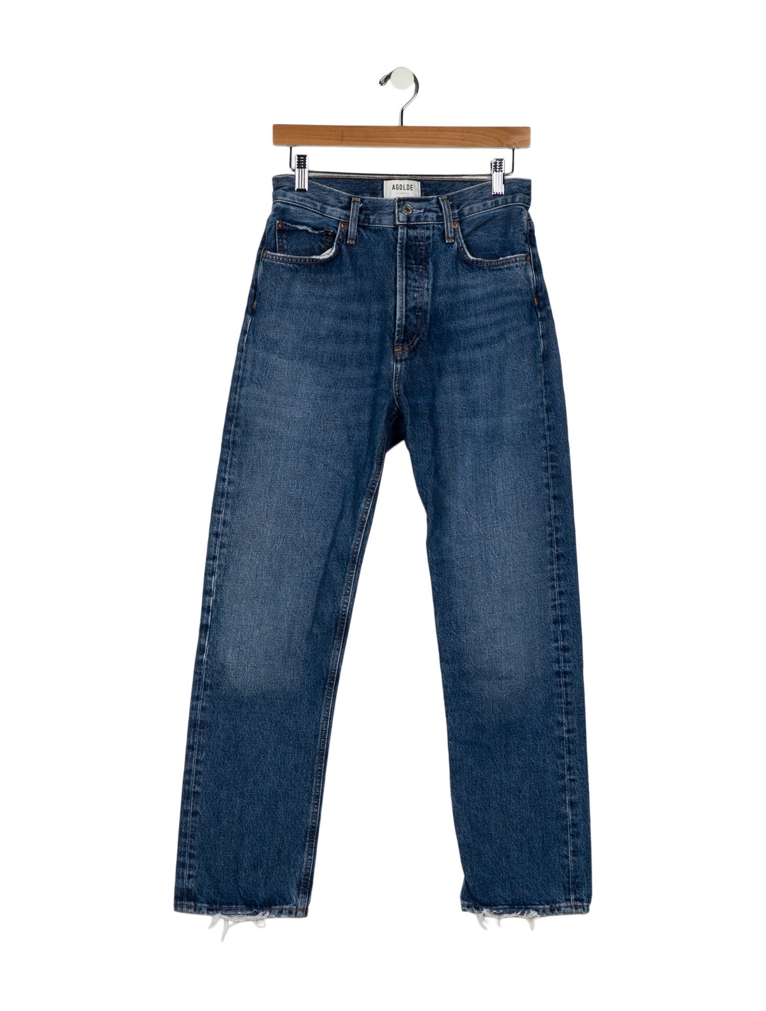AGOLDE High-Rise Straight Leg Jeans