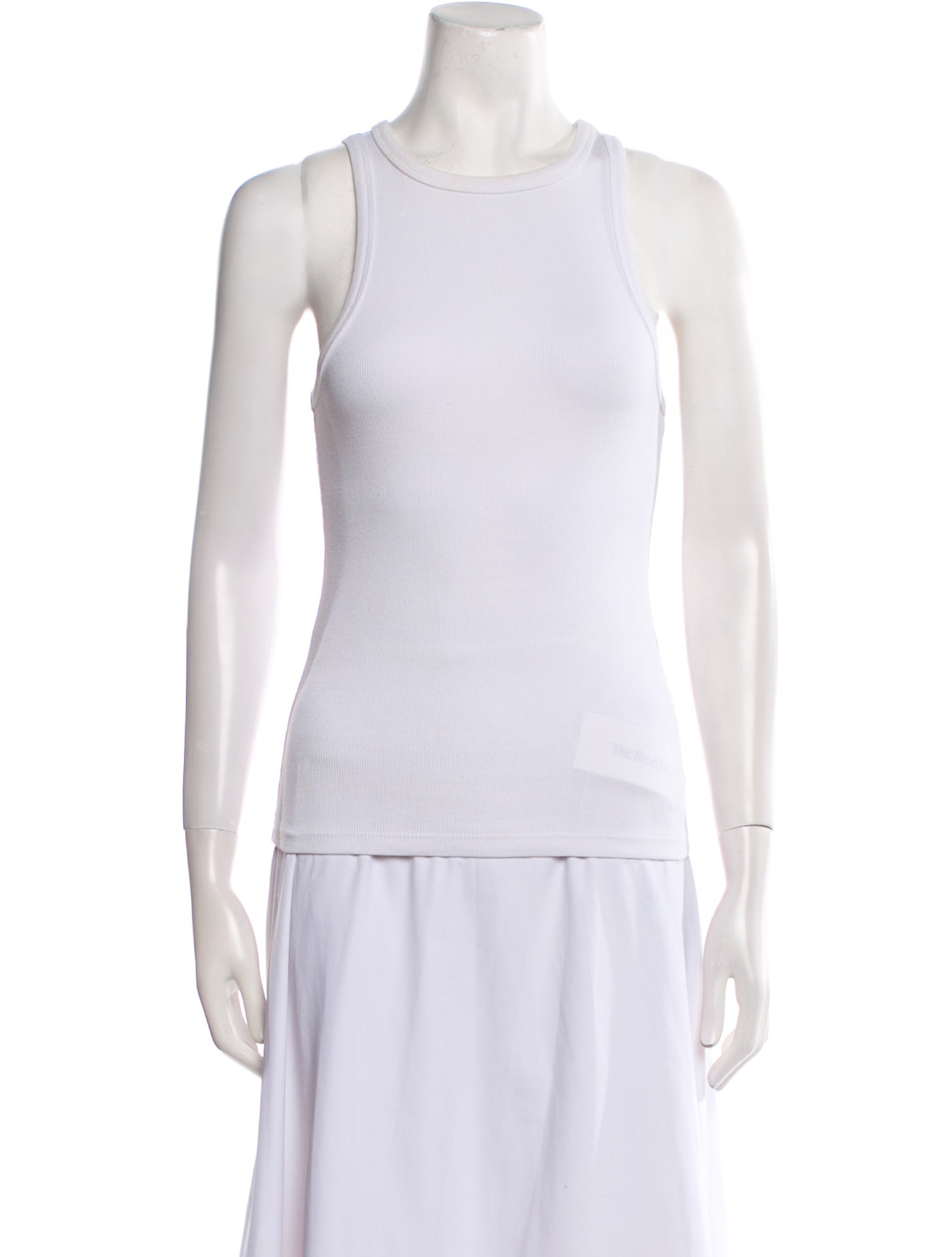 AGOLDE Crew Neck Sleeveless Top