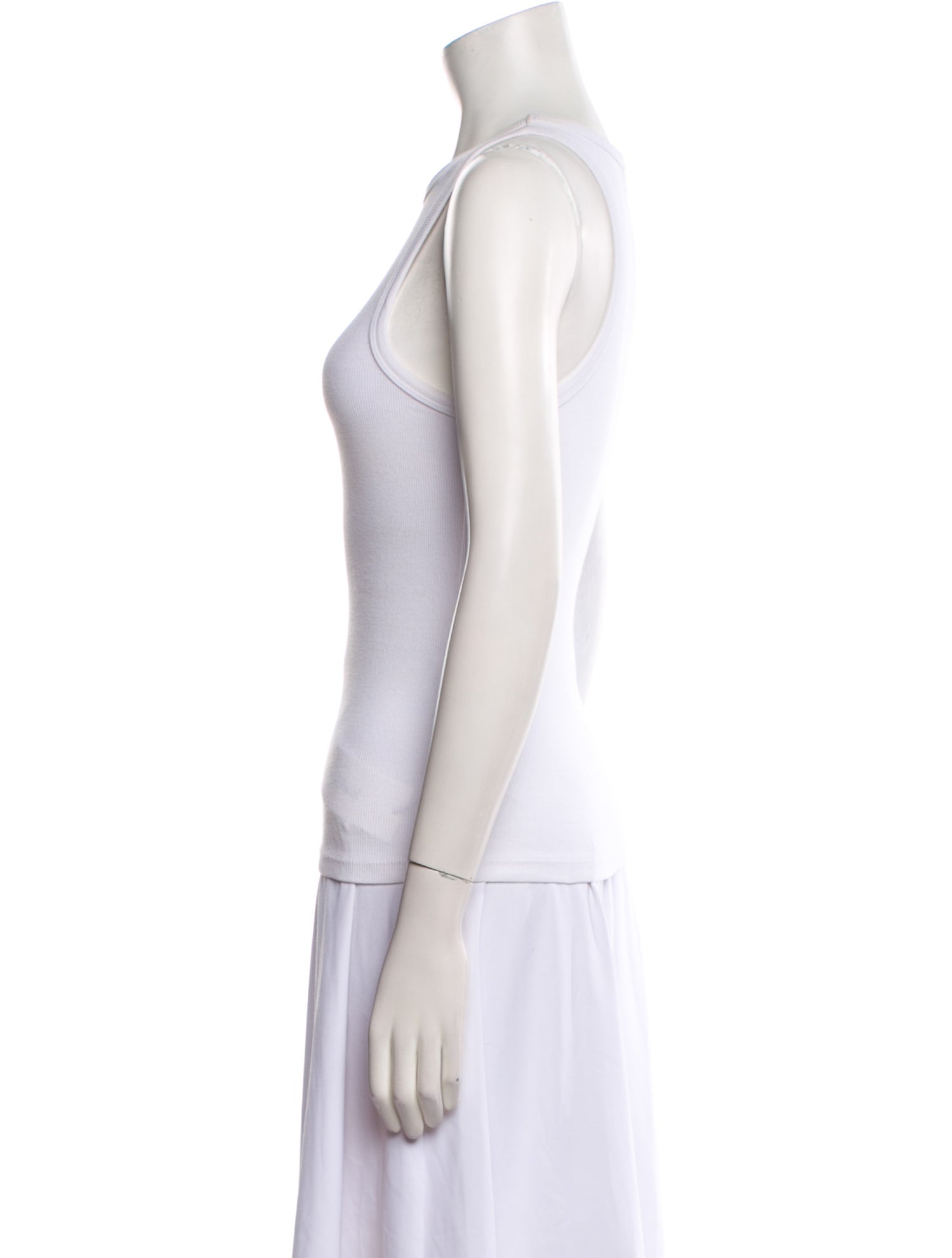 AGOLDE Crew Neck Sleeveless Top