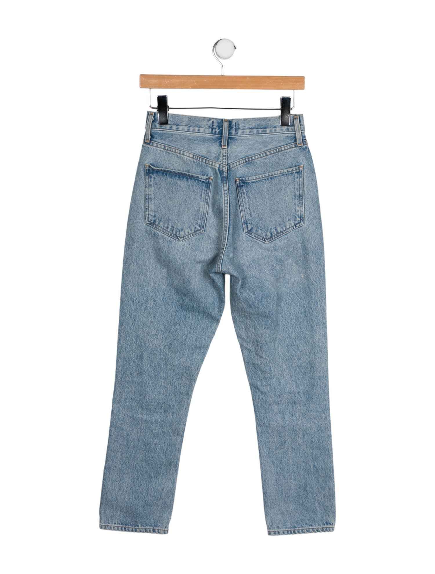 AGOLDE High-Rise Straight Leg Jeans